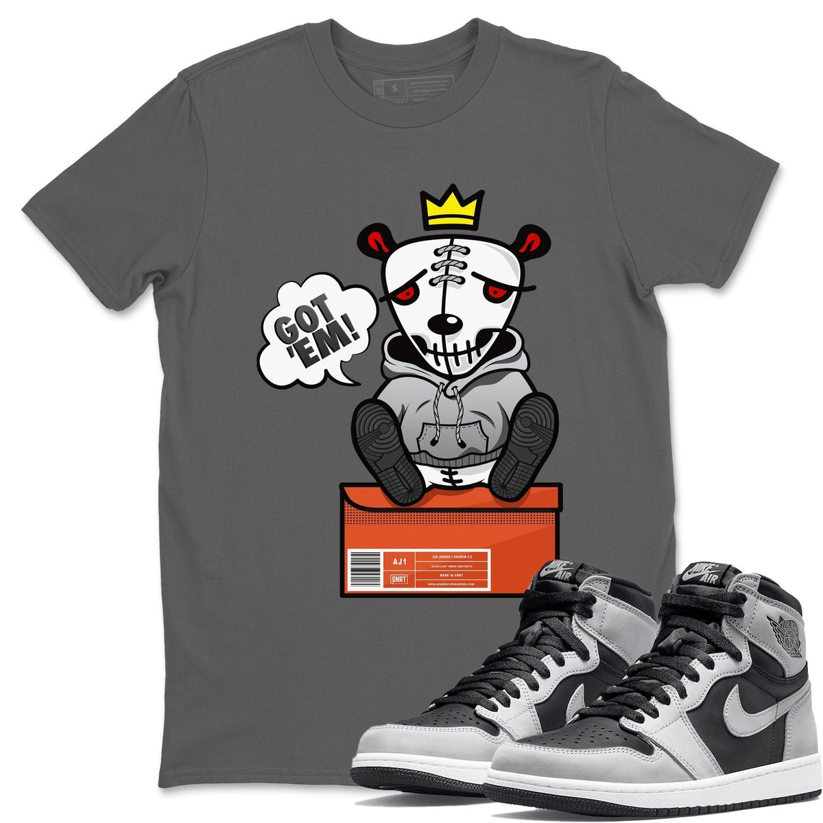 Jordan 1 Shadow 2.0 Shirt To Match Jordans Got Em Sneaker Tees Jordan 1 Shadow 2.0 Drip Gear Zone Sneaker Matching Clothing Unisex Shirts