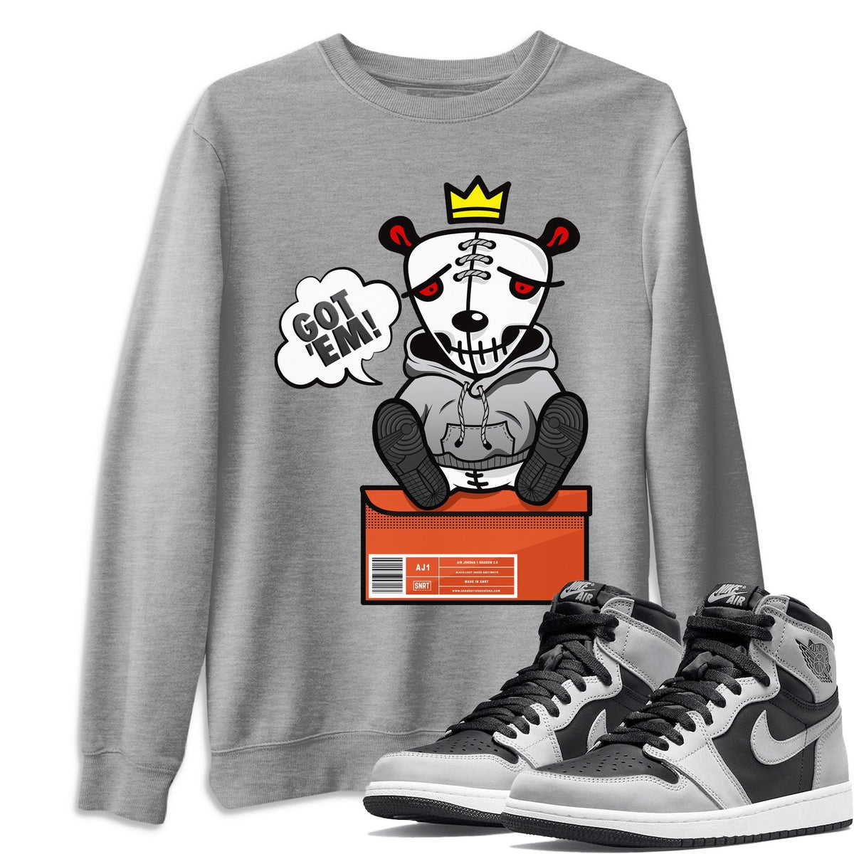 Jordan 1 Shadow 2.0 Shirt To Match Jordans Got Em Sneaker Tees Jordan 1 Shadow 2.0 Drip Gear Zone Sneaker Matching Clothing Unisex Shirts