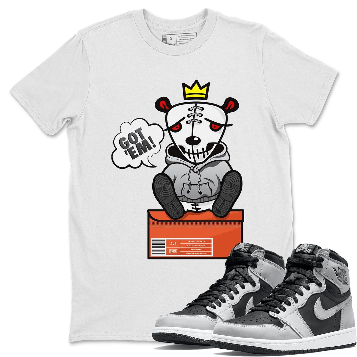 Jordan 1 Shadow 2.0 Shirt To Match Jordans Got Em Sneaker Tees Jordan 1 Shadow 2.0 Drip Gear Zone Sneaker Matching Clothing Unisex Shirts