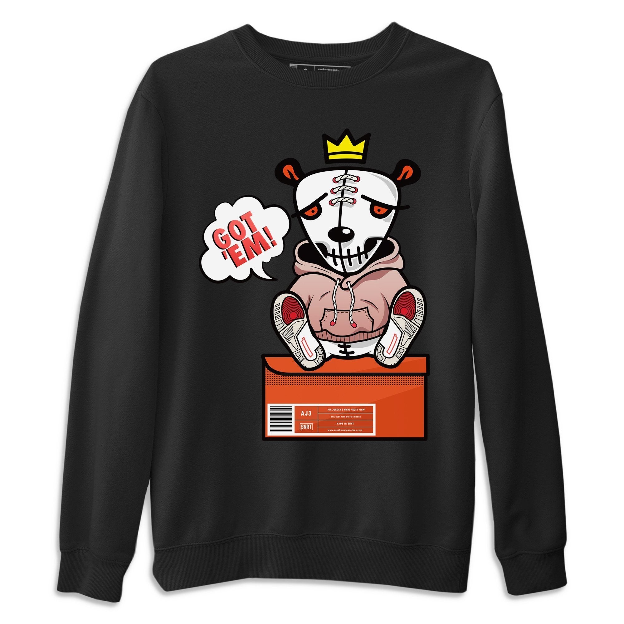 Jordan 3 Rust Pink Shirt To Match Jordans Got Em Sneaker Tees Jordan 3 Rust Pink Drip Gear Zone Sneaker Matching Clothing Unisex Shirts