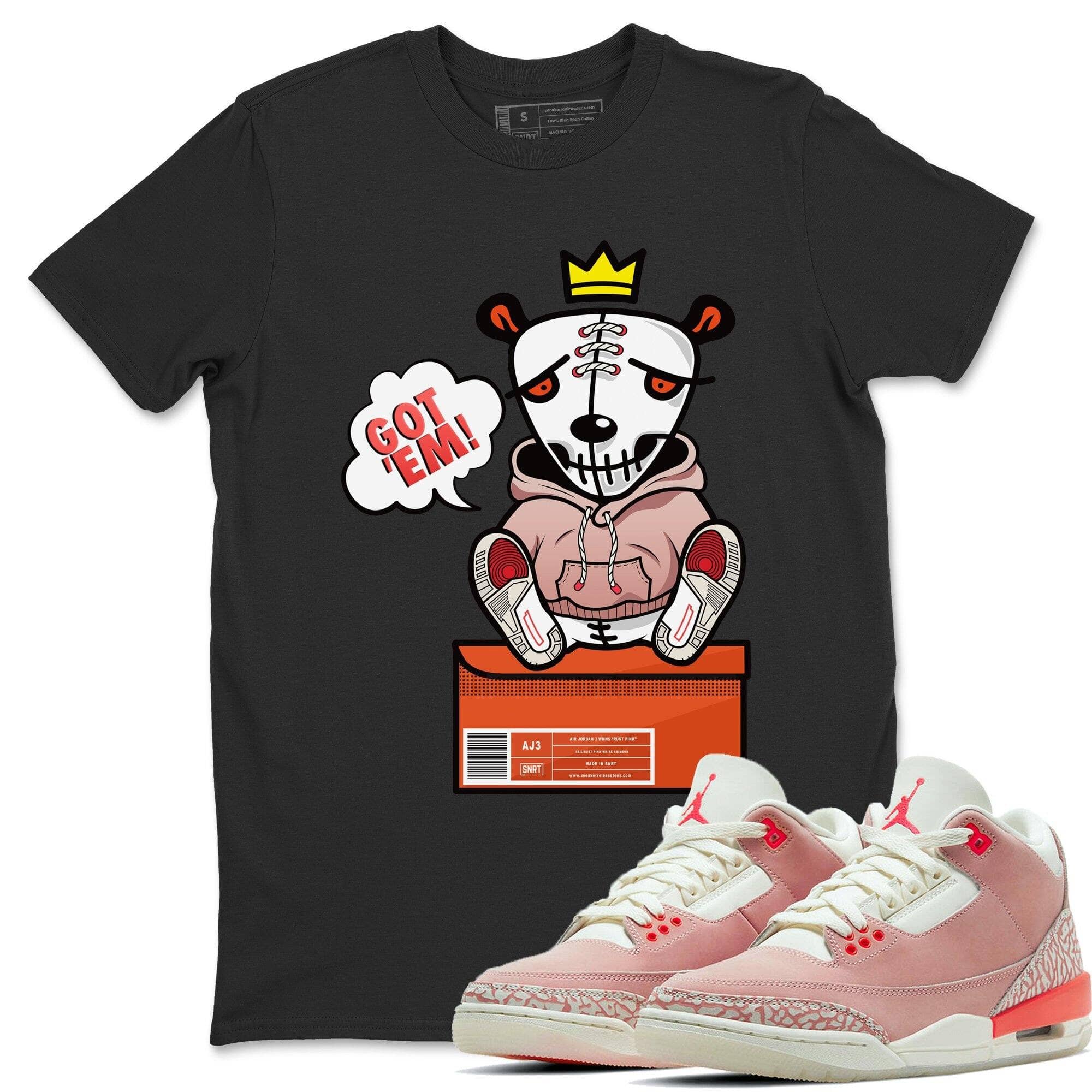 Jordan 3 Rust Pink Shirt To Match Jordans Got Em Sneaker Tees Jordan 3 Rust Pink Drip Gear Zone Sneaker Matching Clothing Unisex Shirts