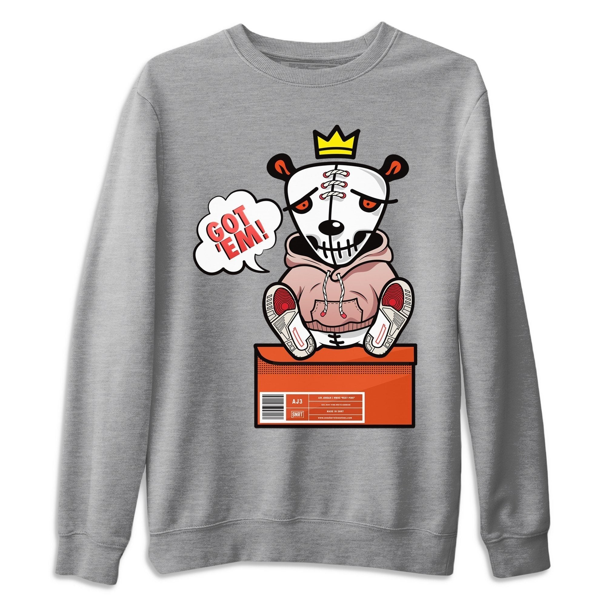 Jordan 3 Rust Pink Shirt To Match Jordans Got Em Sneaker Tees Jordan 3 Rust Pink Drip Gear Zone Sneaker Matching Clothing Unisex Shirts