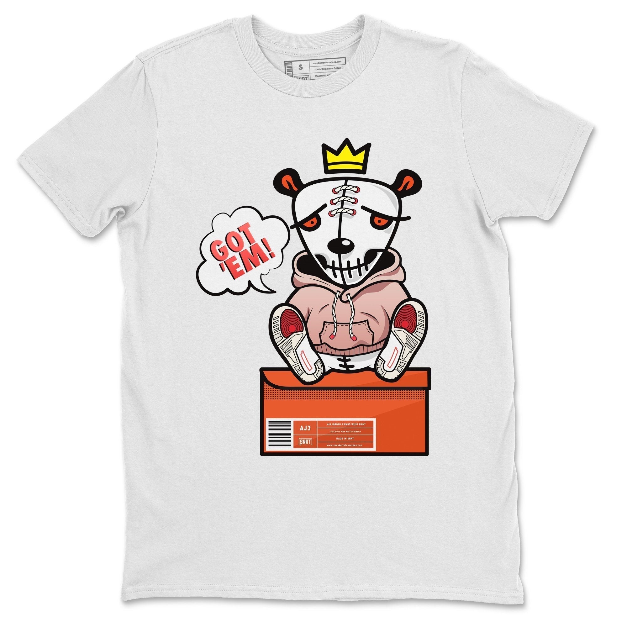 Jordan 3 Rust Pink Shirt To Match Jordans Got Em Sneaker Tees Jordan 3 Rust Pink Drip Gear Zone Sneaker Matching Clothing Unisex Shirts