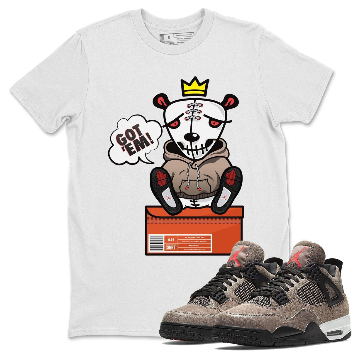 Jordan 4 Taupe Haze Shirt To Match Jordans Got Em Sneaker Tees Jordan 4 Taupe Haze Drip Gear Zone Sneaker Matching Clothing Unisex Shirts