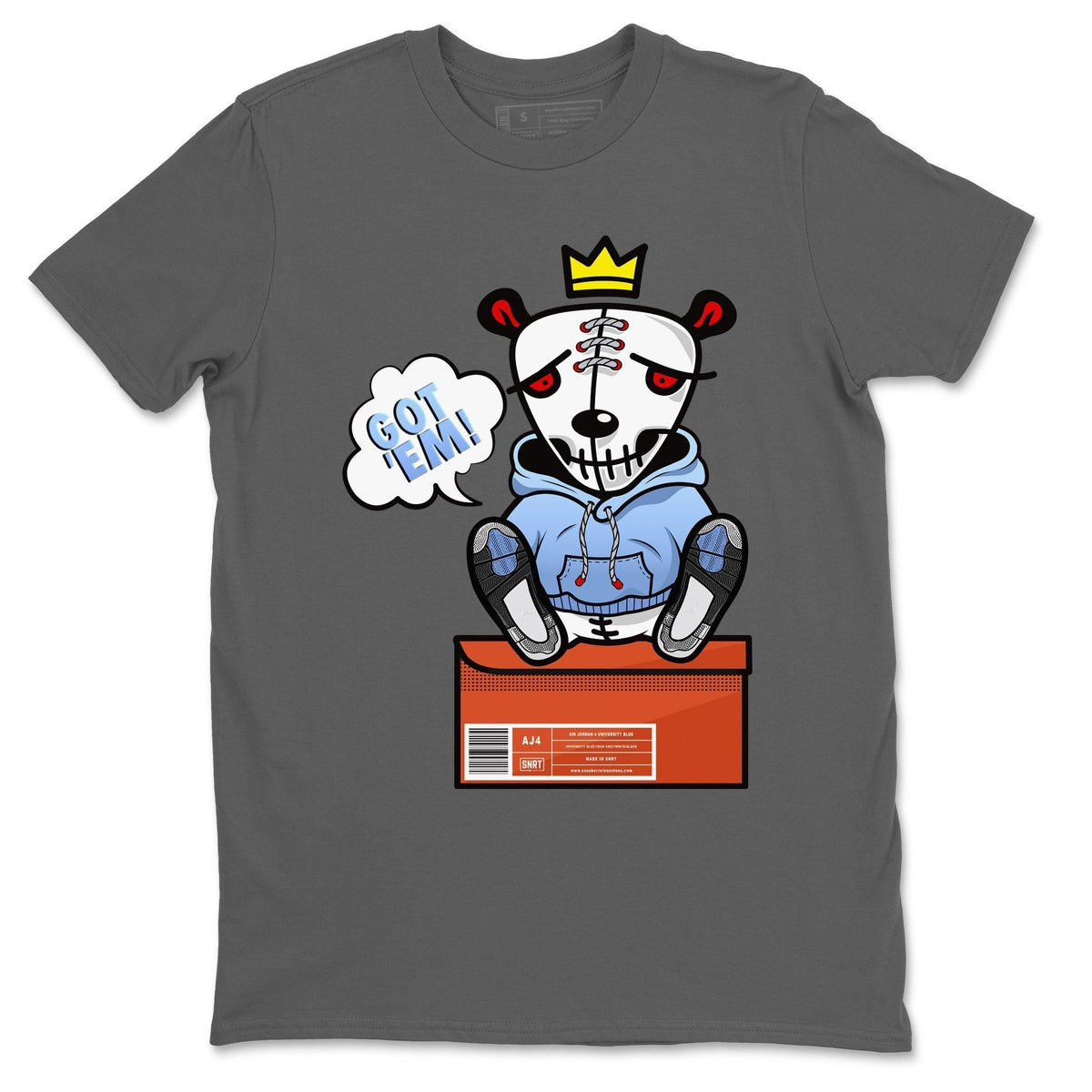 Jordan 4 University Blue Shirt To Match Jordans Got Em Sneaker Tees Jordan 4 University Blue Drip Gear Zone Sneaker Matching Clothing Unisex Shirts