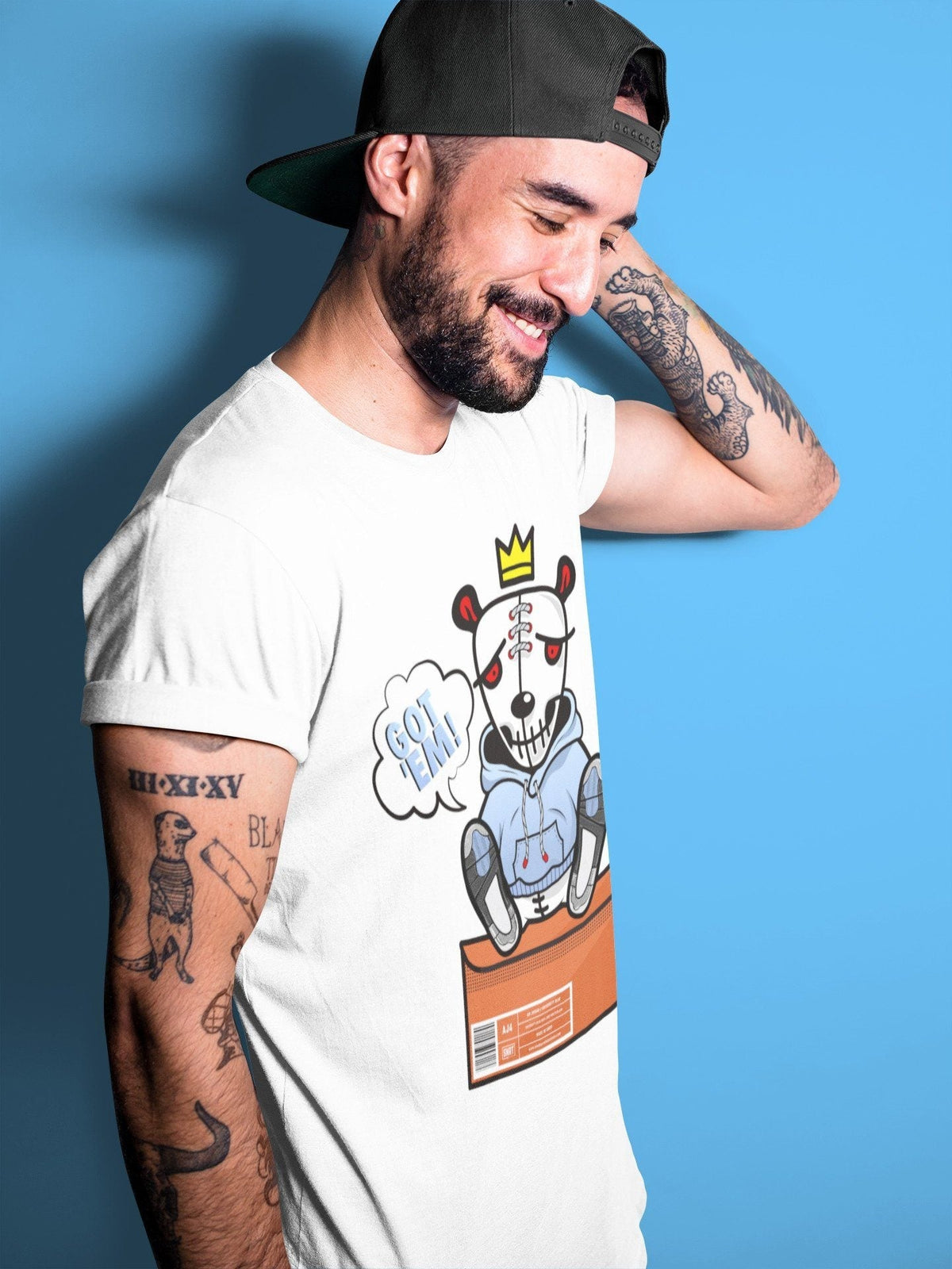 Jordan 4 University Blue Shirt To Match Jordans Got Em Sneaker Tees Jordan 4 University Blue Drip Gear Zone Sneaker Matching Clothing Unisex Shirts