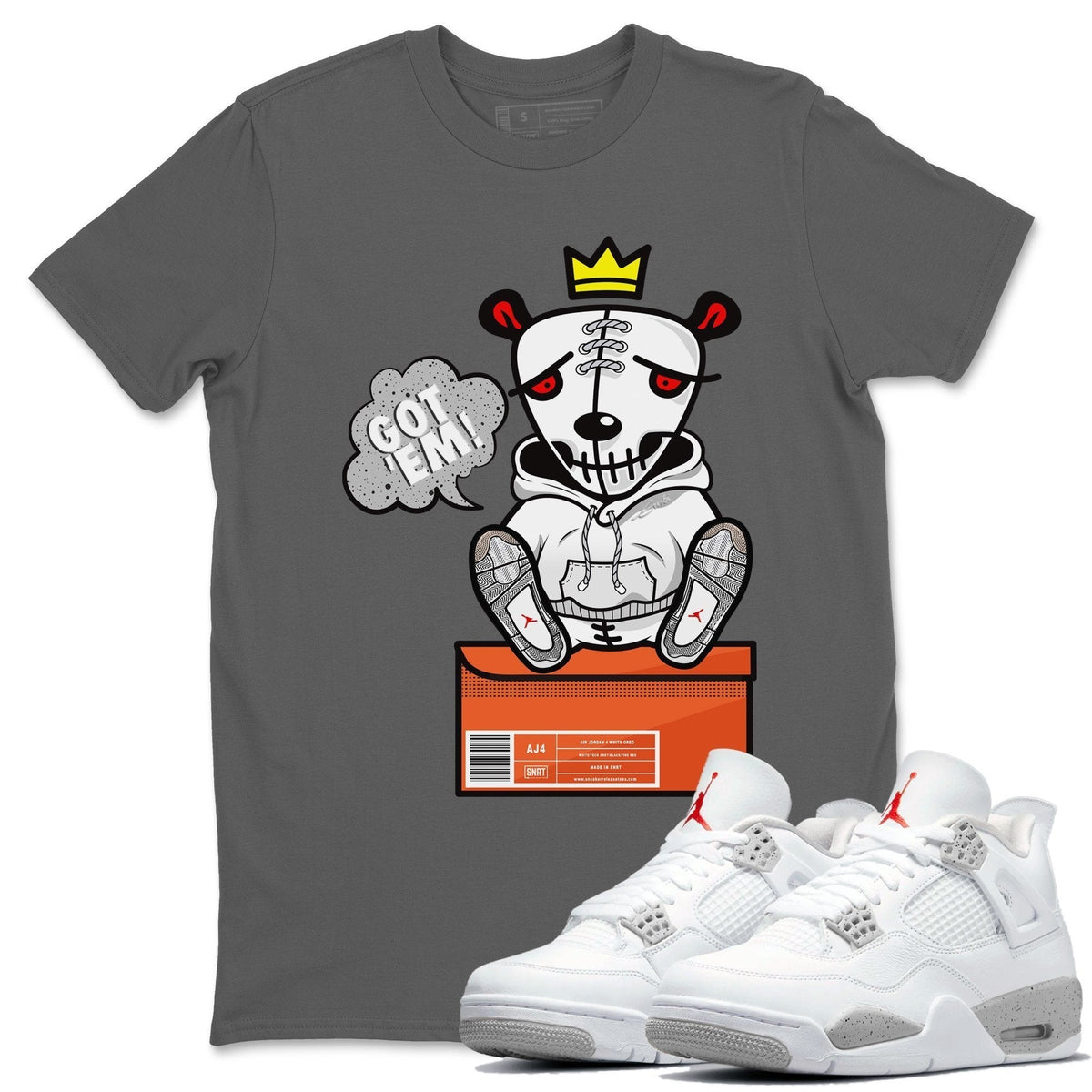 Jordan 4 Tech Grey Shirt To Match Jordans Got Em Sneaker Tees Jordan 4 Tech Grey Drip Gear Zone Sneaker Matching Clothing Unisex Shirts