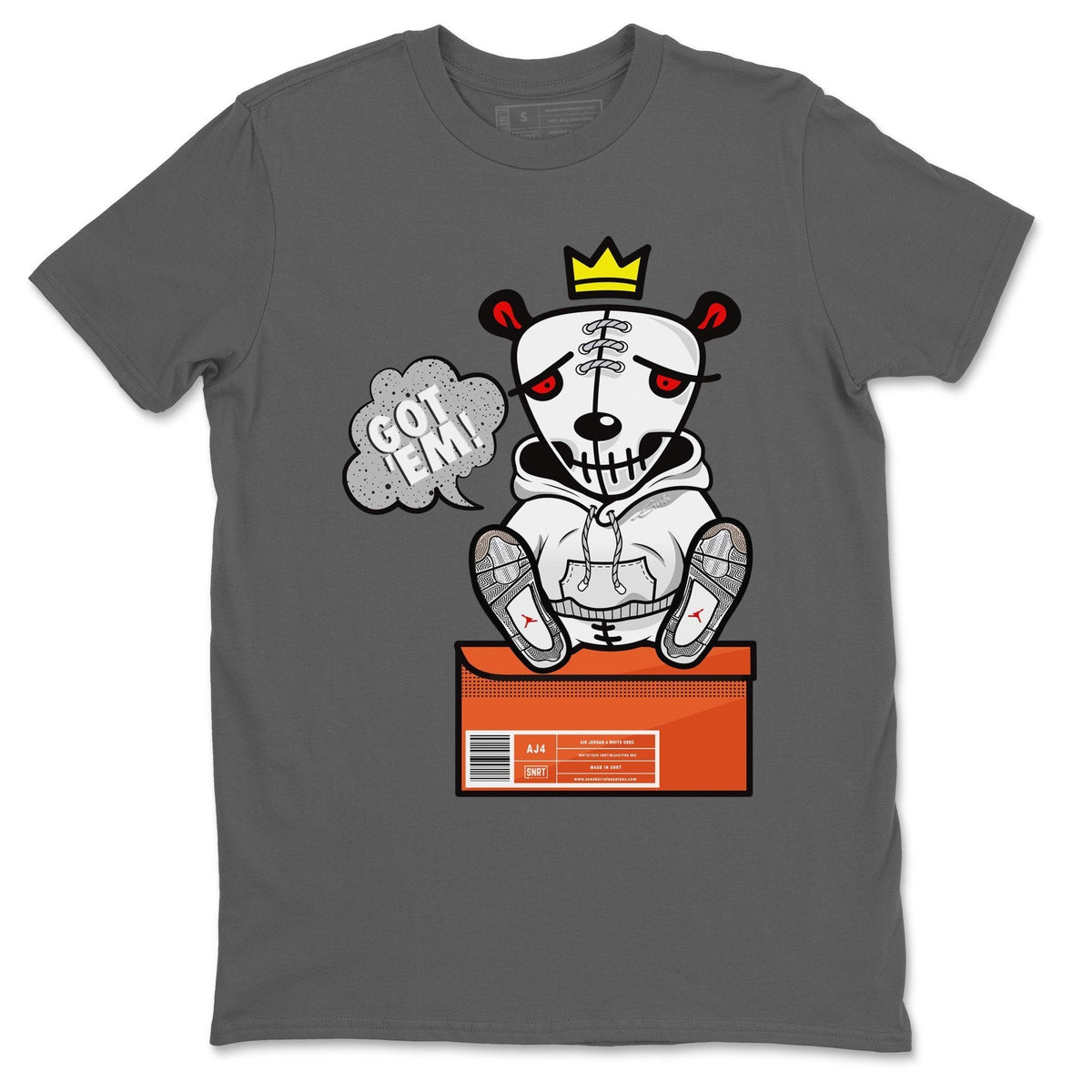 Jordan 4 Tech Grey Shirt To Match Jordans Got Em Sneaker Tees Jordan 4 Tech Grey Drip Gear Zone Sneaker Matching Clothing Unisex Shirts