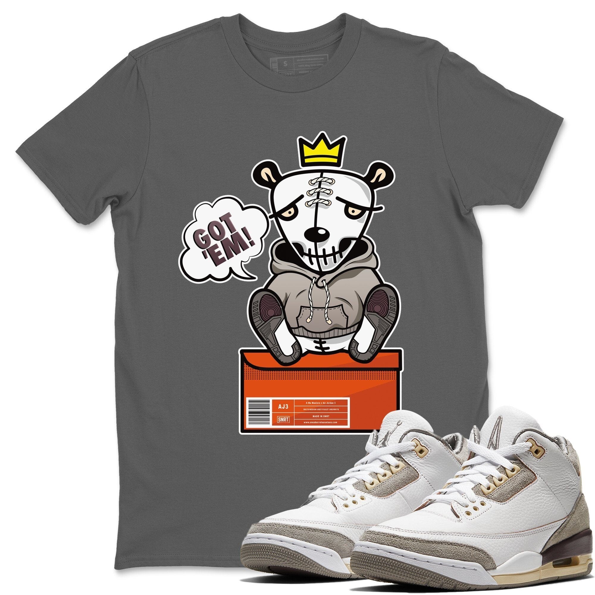 Jordan 3 A Ma Maniere Shirt To Match Jordans Got Em Sneaker Tees Jordan 3 A Ma Maniere Drip Gear Zone Sneaker Matching Clothing Unisex Shirts