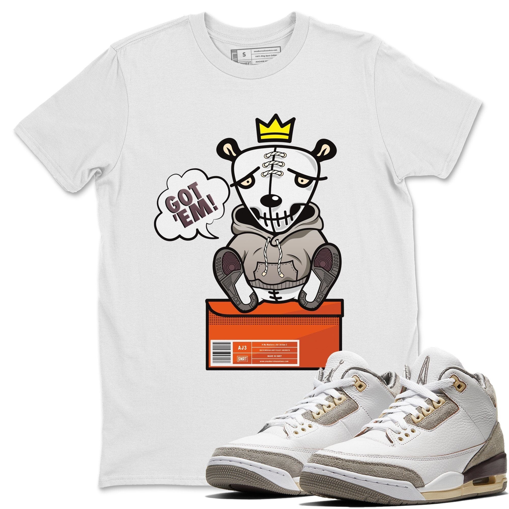 Jordan 3 A Ma Maniere Shirt To Match Jordans Got Em Sneaker Tees Jordan 3 A Ma Maniere Drip Gear Zone Sneaker Matching Clothing Unisex Shirts