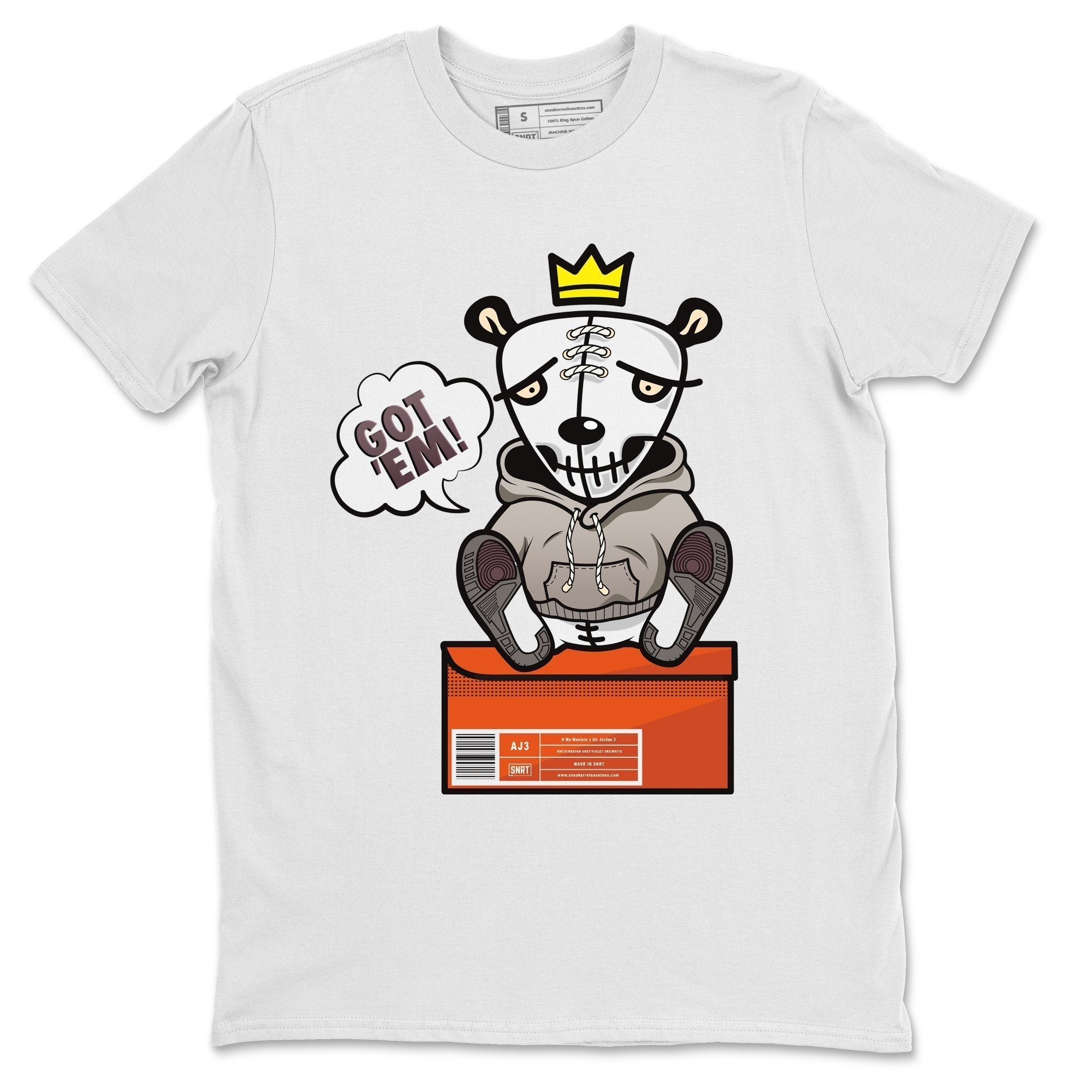 Jordan 3 A Ma Maniere Shirt To Match Jordans Got Em Sneaker Tees Jordan 3 A Ma Maniere Drip Gear Zone Sneaker Matching Clothing Unisex Shirts