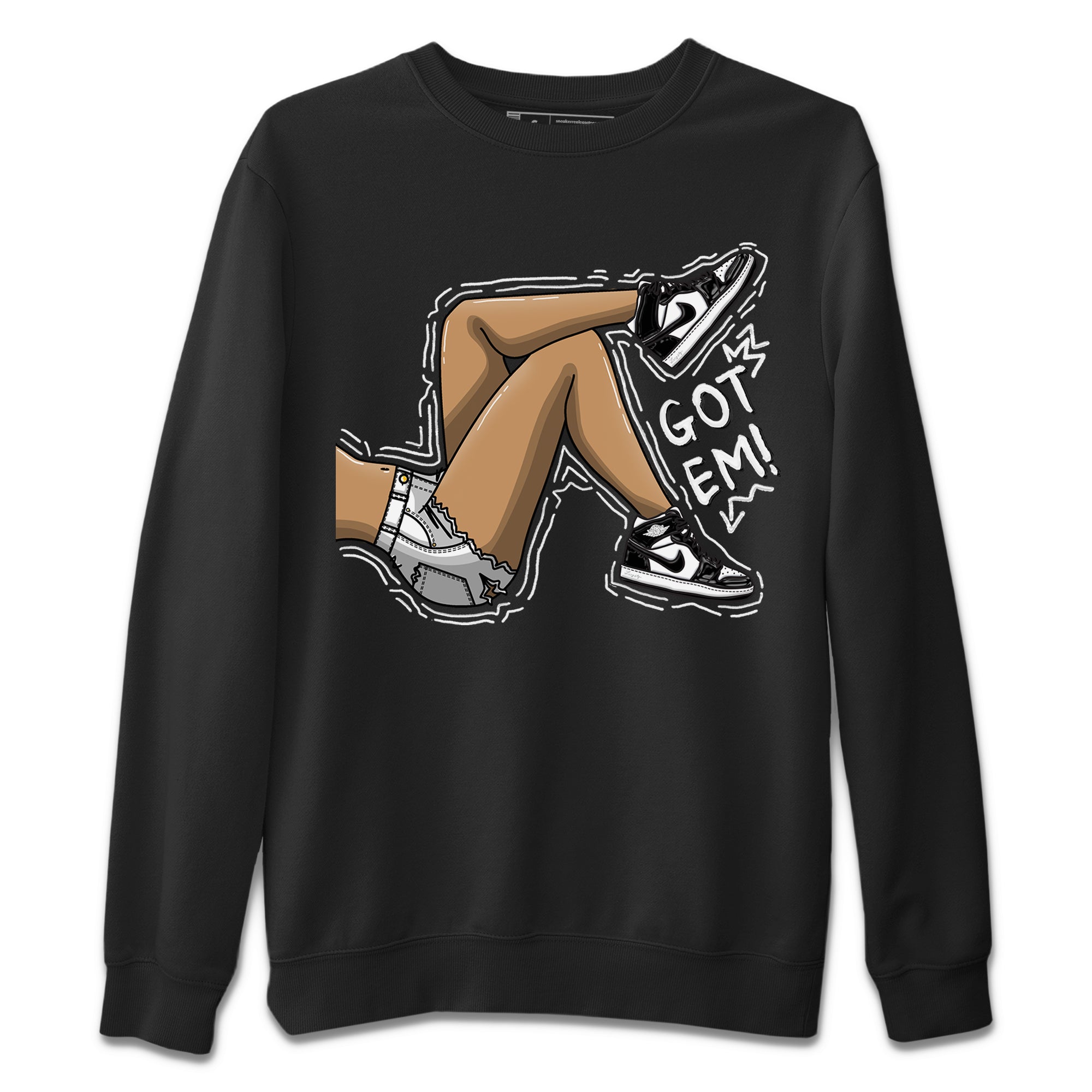 Air Jordan 1 Black White Shirt To Match Jordans Got Em Legs Sneaker Tees Air Jordan 1 Black White Drip Gear Zone Sneaker Matching Clothing Unisex Shirts