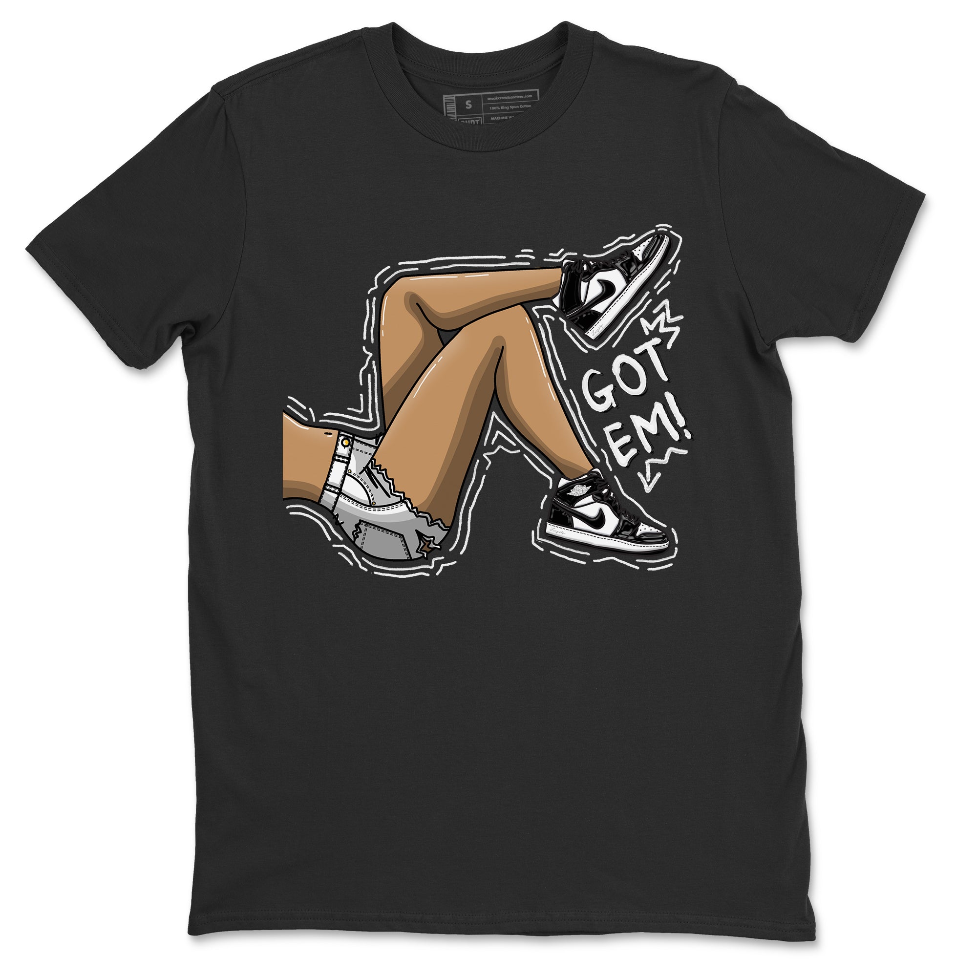 Air Jordan 1 Black White Shirt To Match Jordans Got Em Legs Sneaker Tees Air Jordan 1 Black White Drip Gear Zone Sneaker Matching Clothing Unisex Shirts