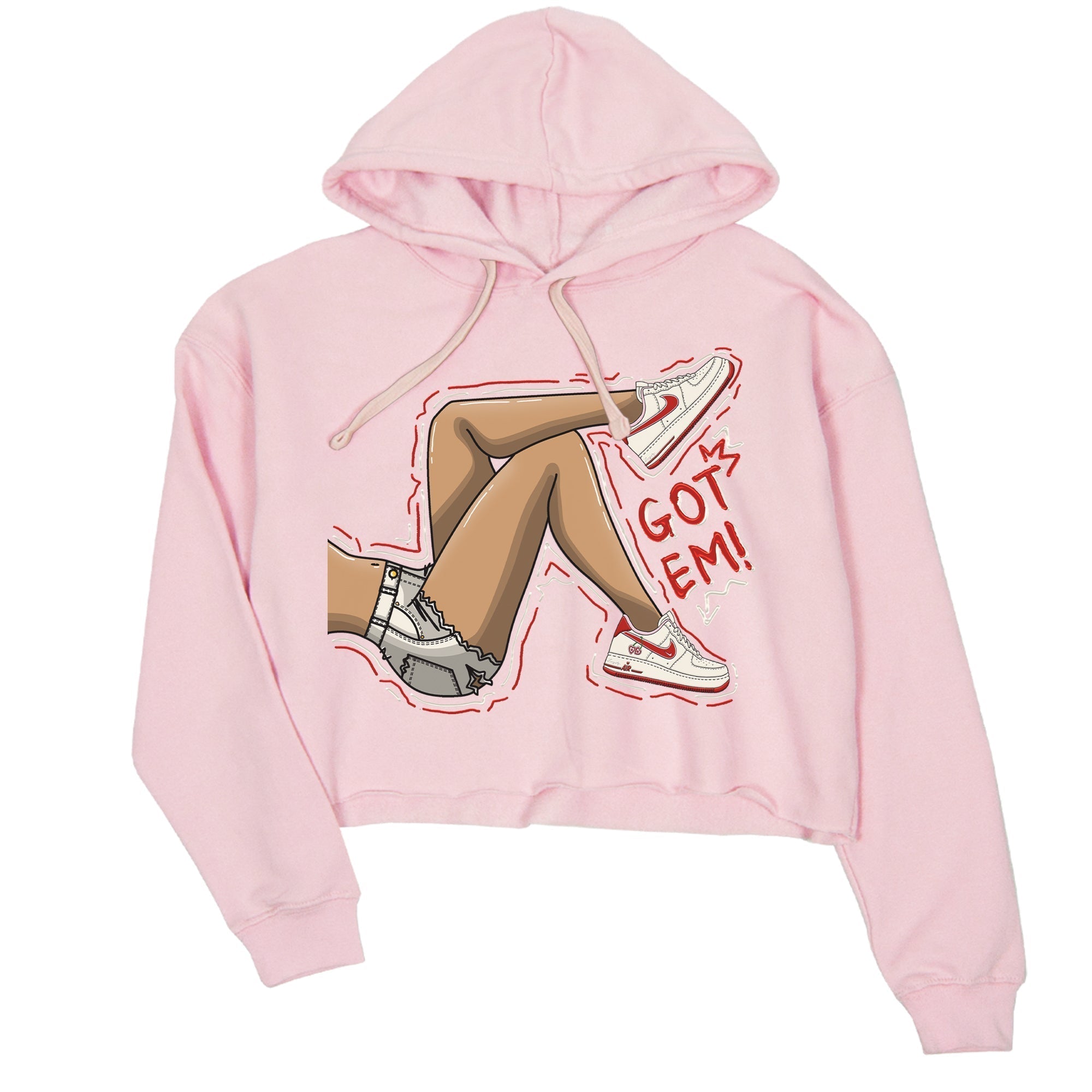 Air Force 1 Valentines Day Sneaker Match Tees Got Em Legs Sneaker Tees Air Force 1 Valentines Day Jordan to match sneaker T-Shirt Women's Shirts