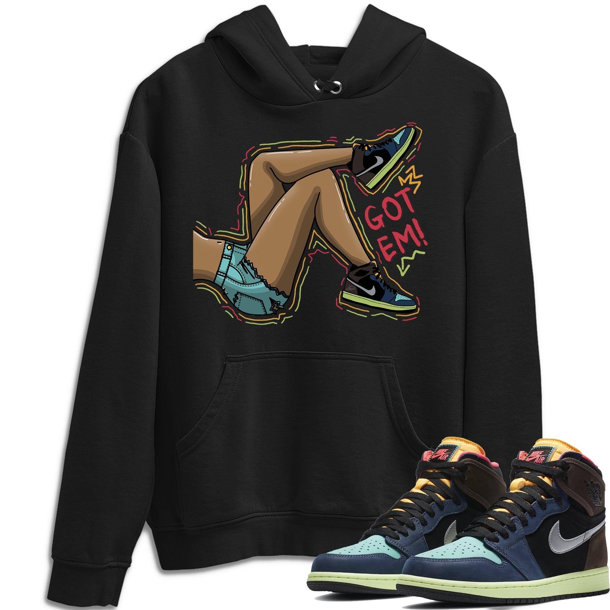 Jordan 1 Bio Hack Sneaker Match Tees Got Em Legs Sneaker Tees Jordan 1 Bio Hack Jordan to match sneaker T-Shirt Crew Neck Shirts