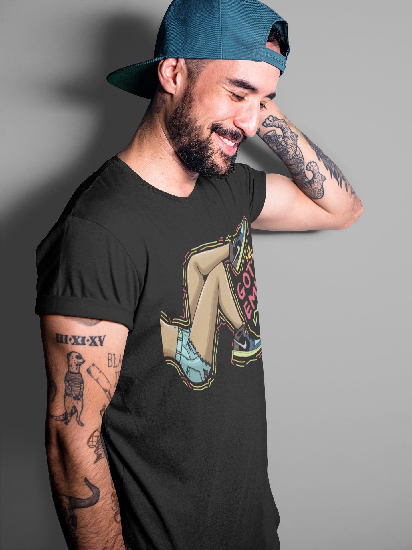 Jordan 1 Bio Hack Sneaker Match Tees Got Em Legs Sneaker Tees Jordan 1 Bio Hack Jordan to match sneaker T-Shirt Crew Neck Shirts