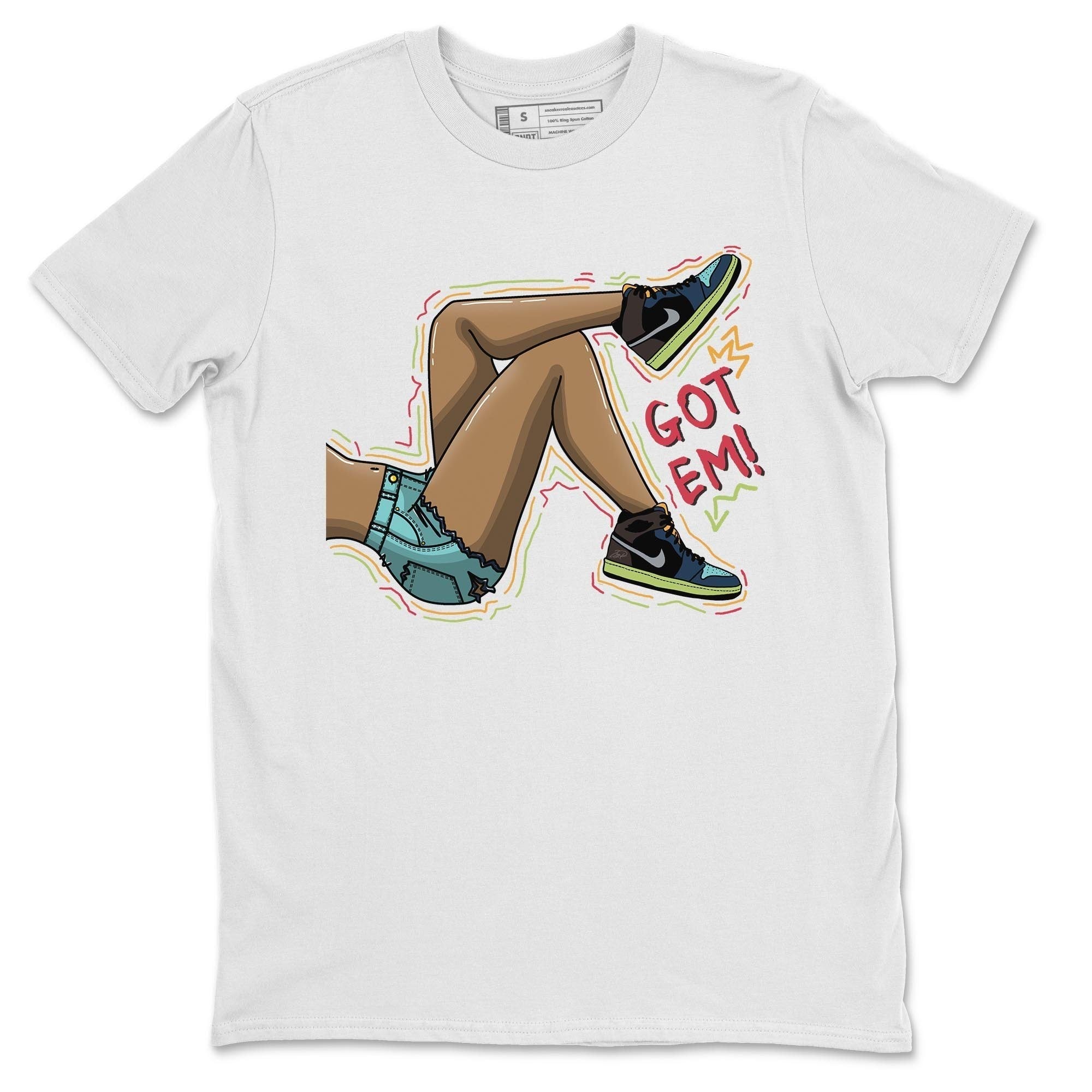 Jordan 1 Bio Hack Sneaker Match Tees Got Em Legs Sneaker Tees Jordan 1 Bio Hack Jordan to match sneaker T-Shirt Crew Neck Shirts