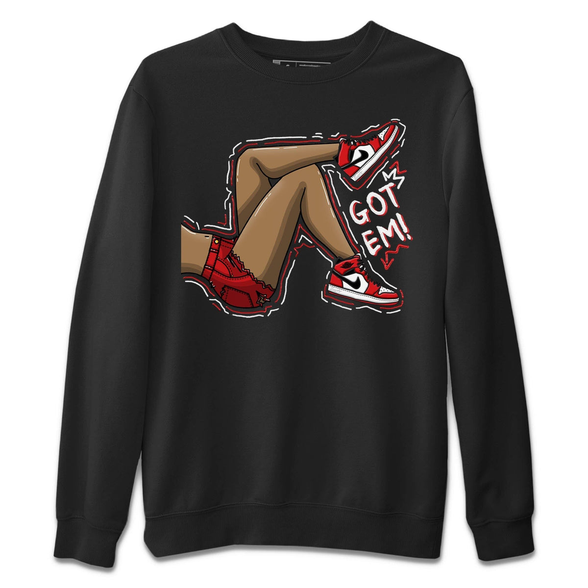 Jordan 1 lost & found Sneaker Matching T-Shirt Got Em Legs Sneaker Tees Jordan 1 lost & found Sneaker Release Tees Crew Neck Tees