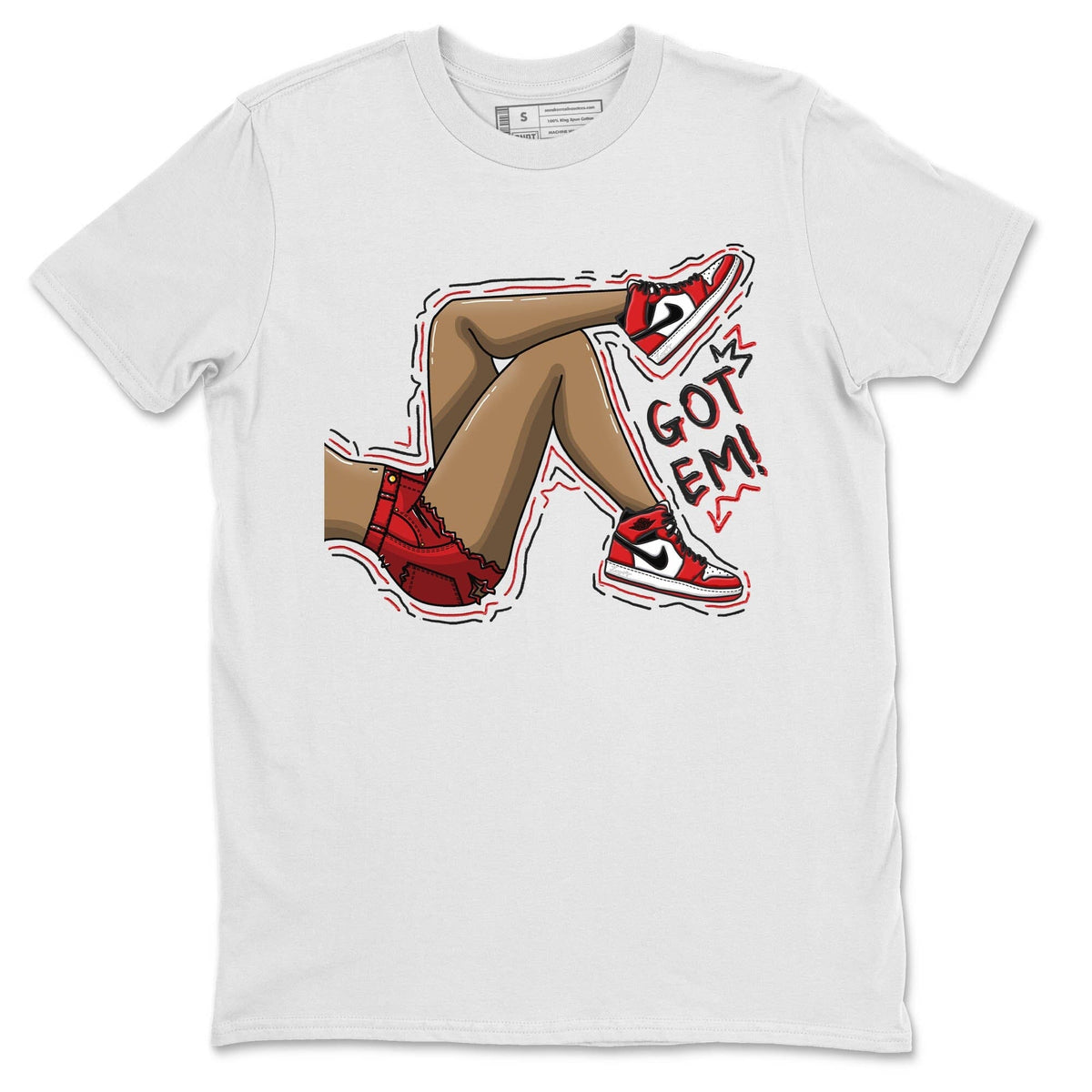Jordan 1 lost & found Sneaker Matching T-Shirt Got Em Legs Sneaker Tees Jordan 1 lost & found Sneaker Release Tees Crew Neck Tees