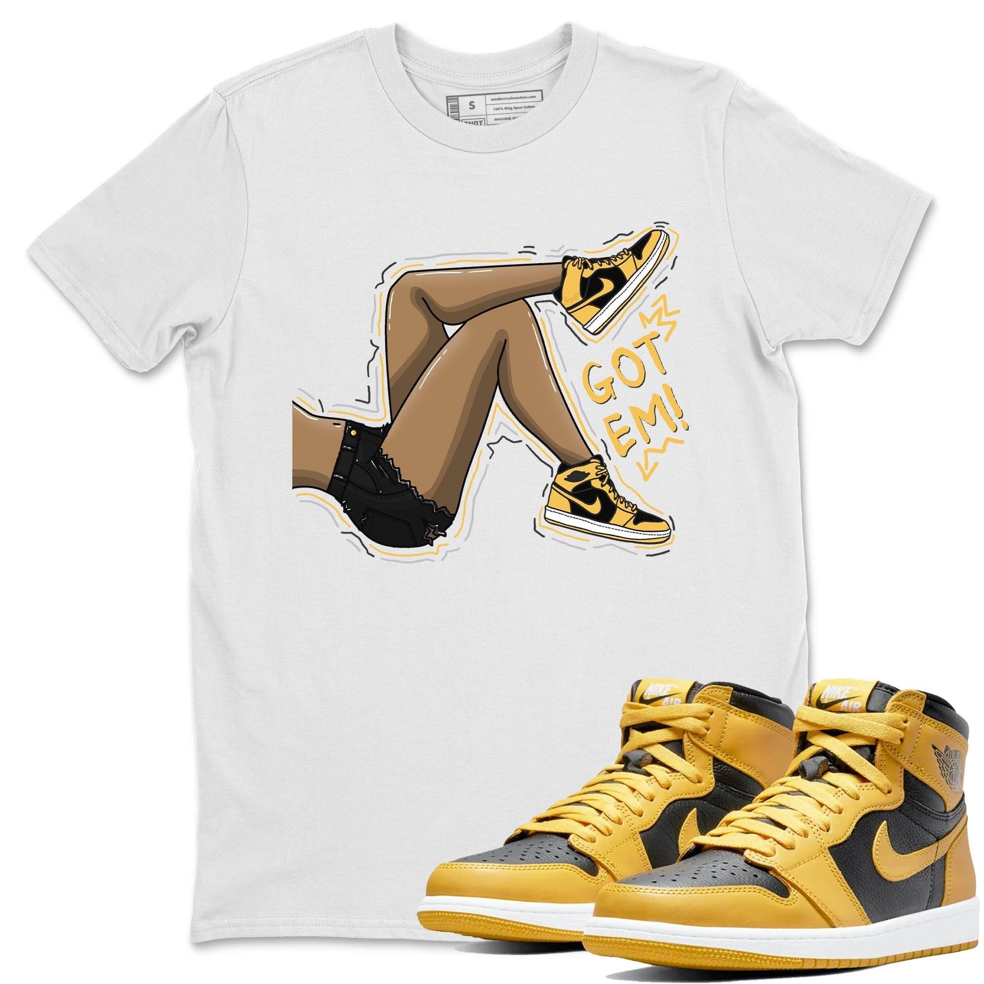 Got Em Legs Unisex Adult Tops - Air Jordan 1 Pollen