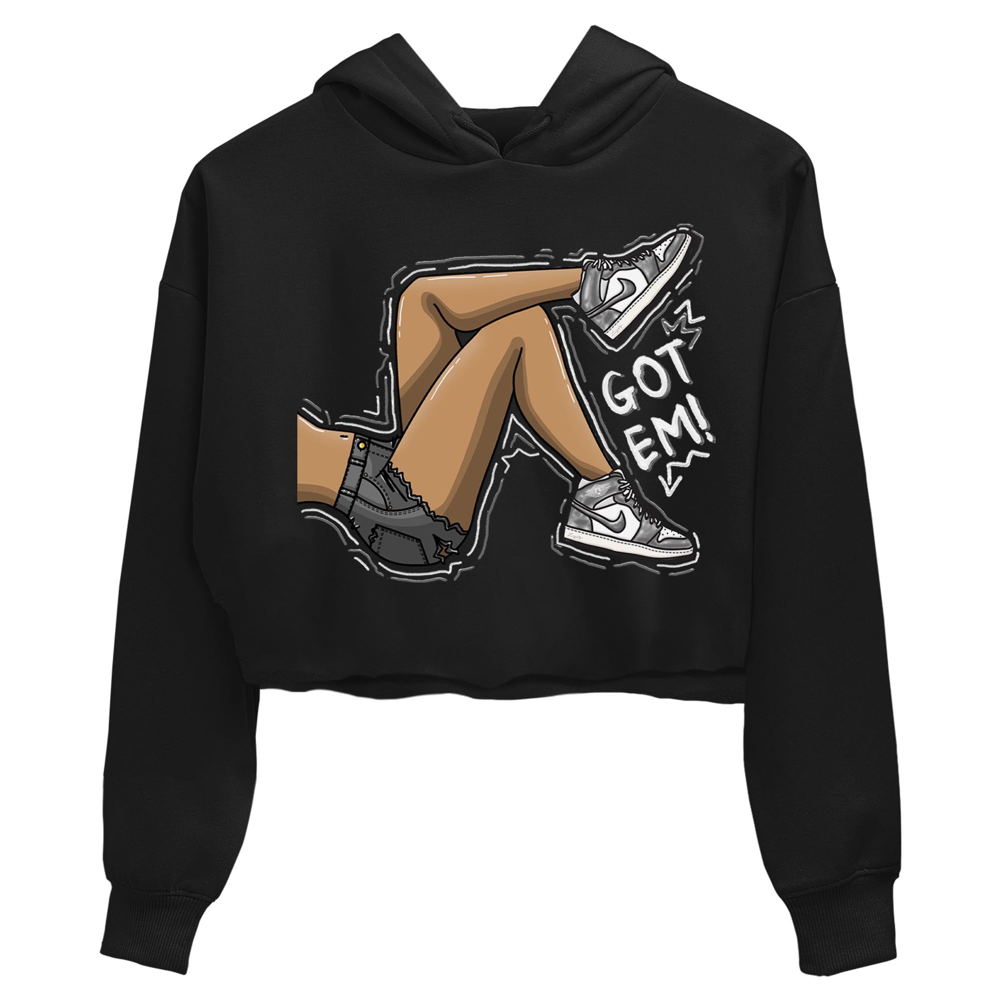 1s High OG Washed Heritage Sneaker Match Tees Got Em Legs Streetwear Sneaker Shirt Air Jordan 1 Washed Heritage Sneaker Release Tees Women's Shirts Black 2