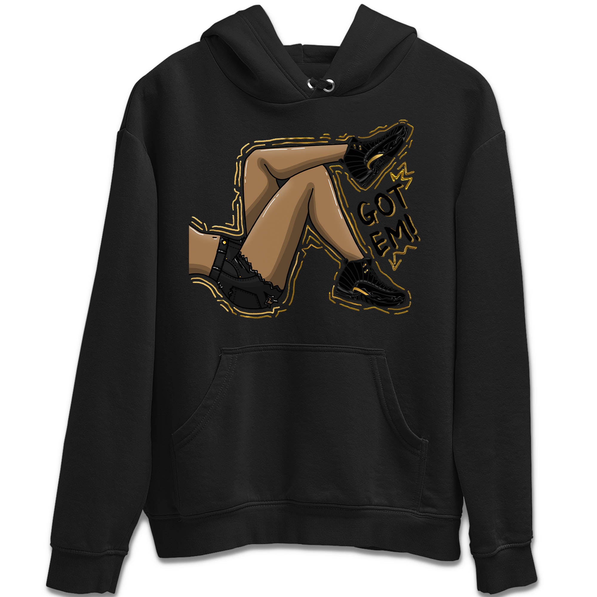 Jordan 12 Black Taxi Sneaker Matching T-Shirt Got Em Legs Sneaker Tees Jordan 12 Black Taxi Sneaker Release Tees Crew Neck Tees