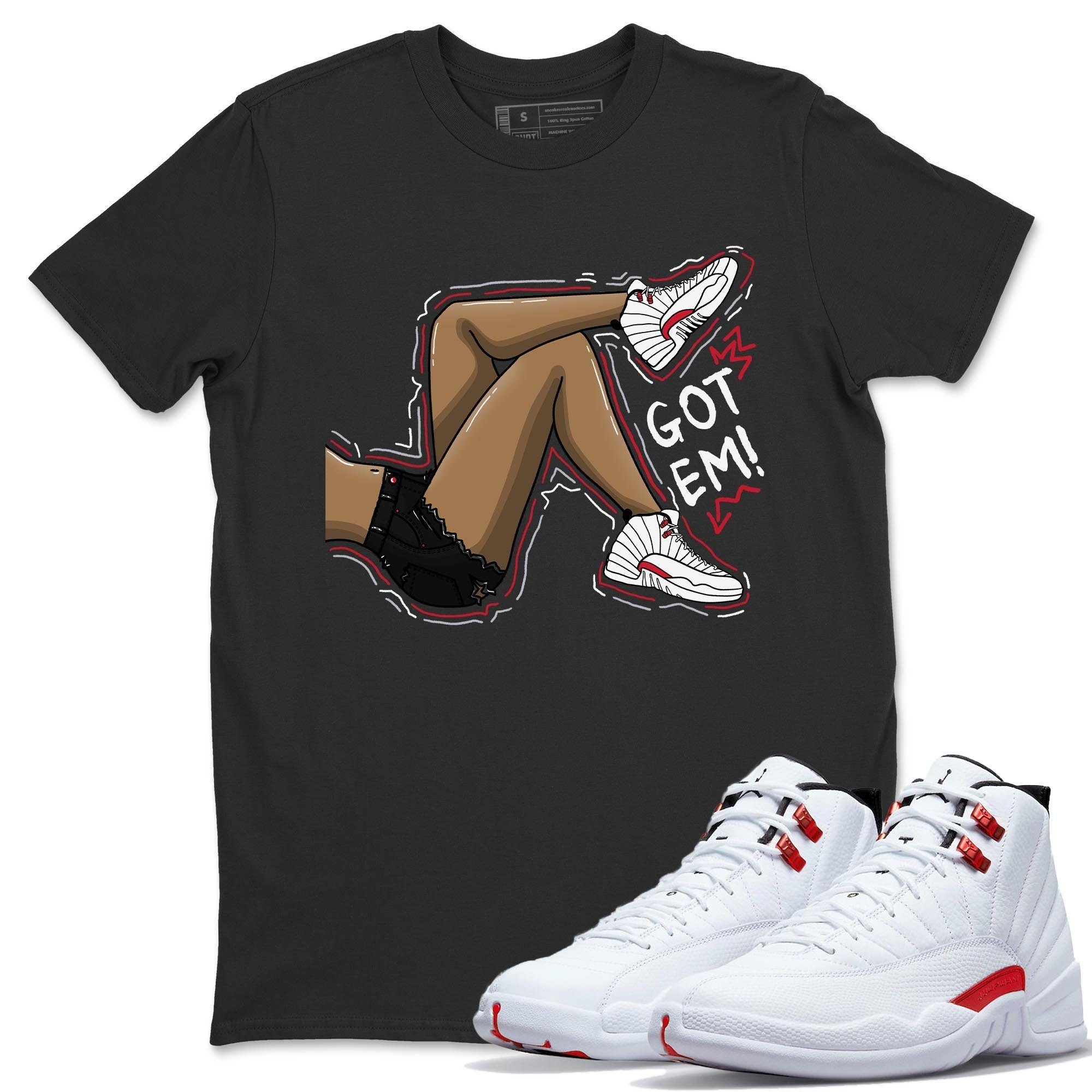 Jordan 12 Twist Shirt To Match Jordans Got Em Legs Sneaker Tees Jordan 12 Twist Drip Gear Zone Sneaker Matching Clothing Unisex Shirts