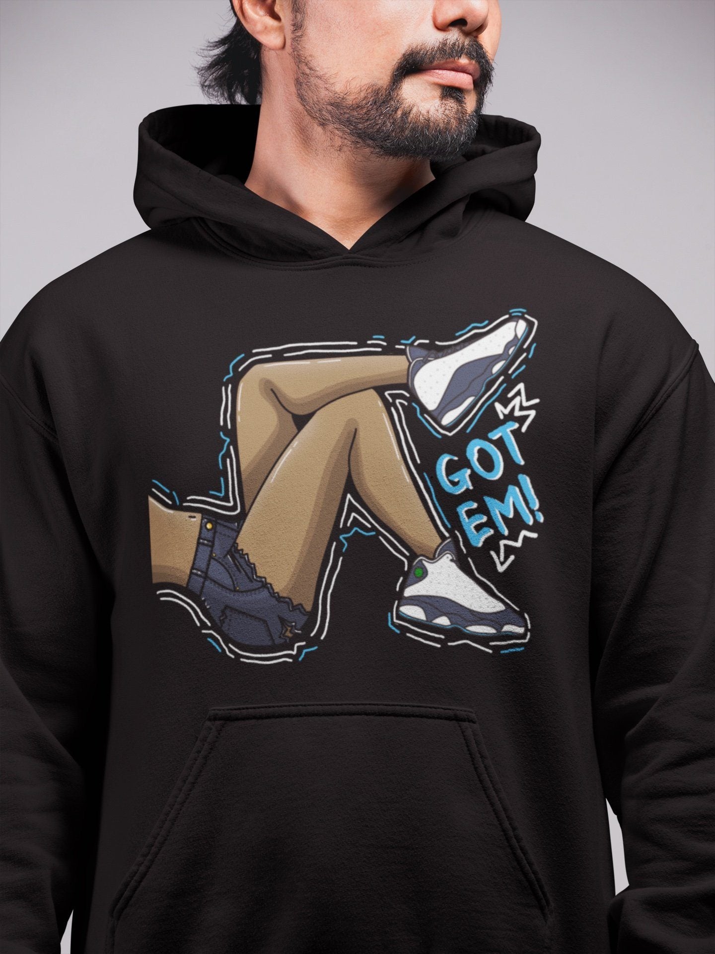 Jordan 13 Obsidian Shirt To Match Jordans Got Em Legs Sneaker Tees Jordan 13 Obsidian Drip Gear Zone Sneaker Matching Clothing Unisex Shirts