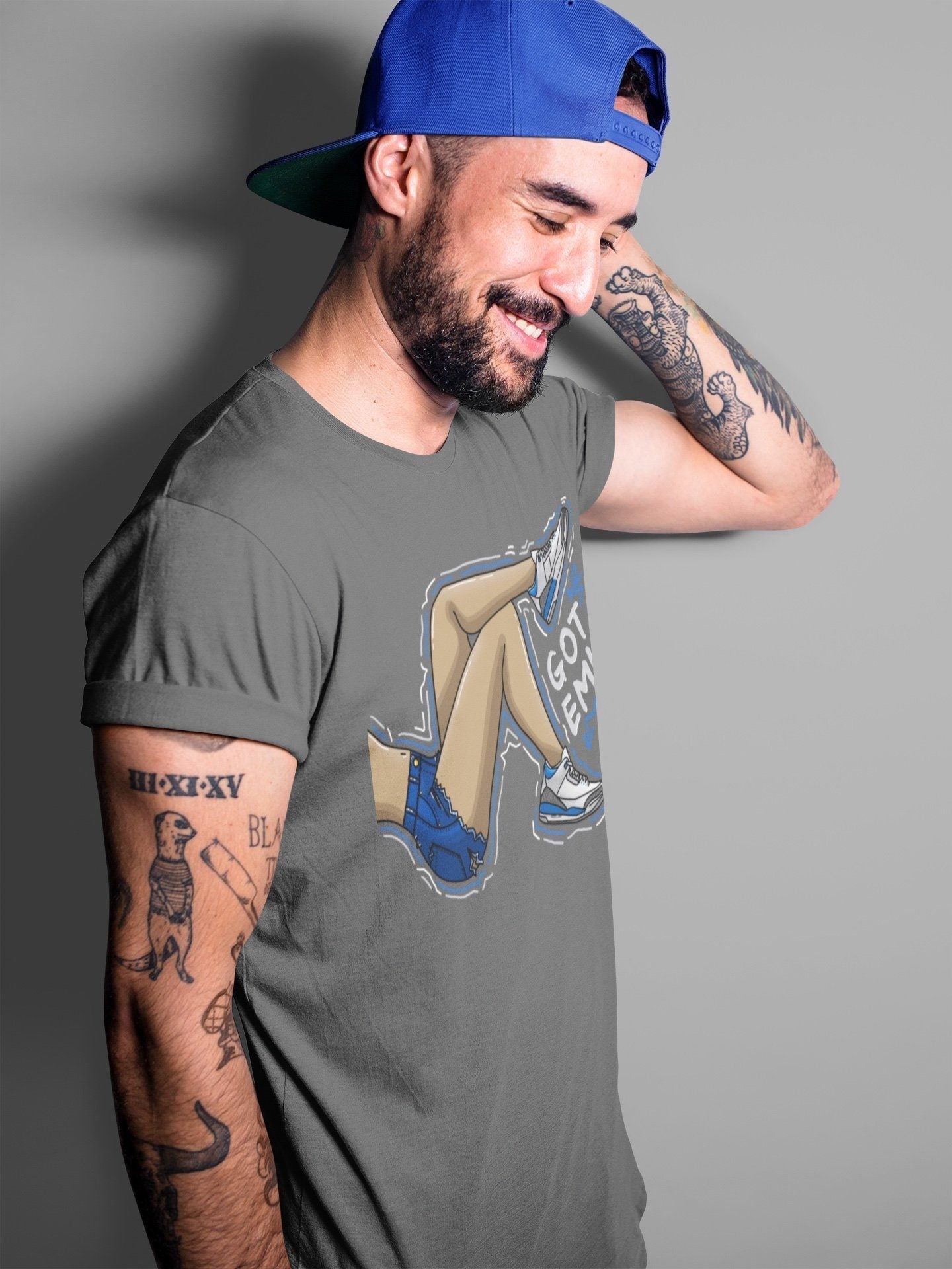 Jordan 3 Racer Blue Shirt To Match Jordans Got Em Legs Sneaker Tees Jordan 3 Racer Blue Drip Gear Zone Sneaker Matching Clothing Unisex Shirts