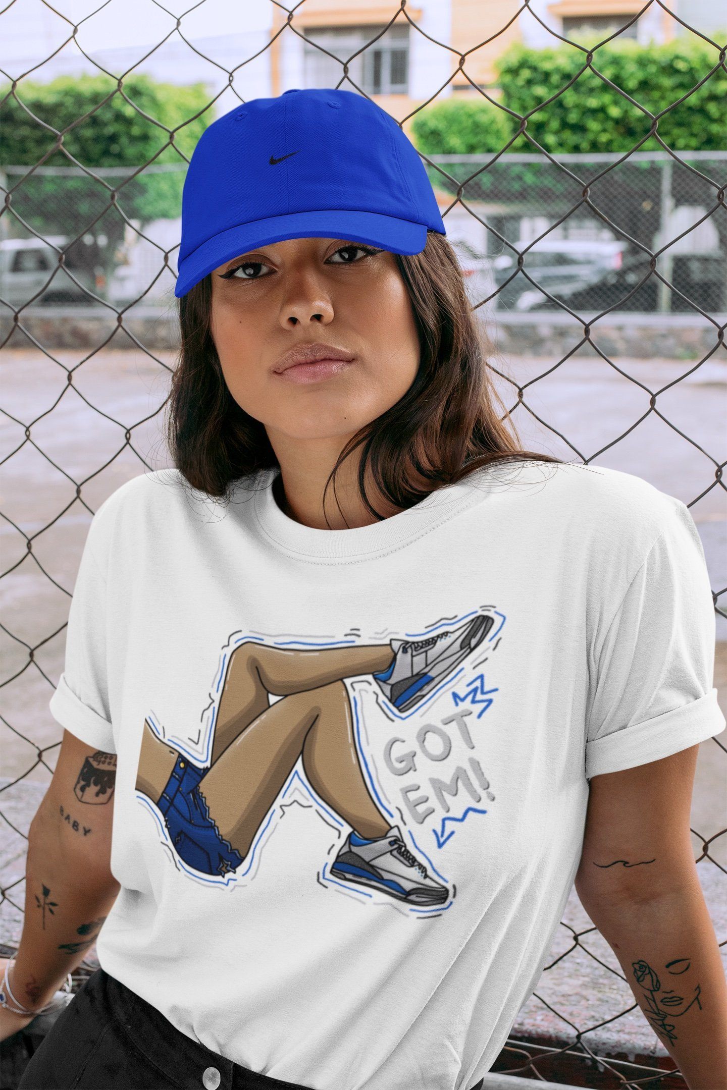 Jordan 3 Racer Blue Shirt To Match Jordans Got Em Legs Sneaker Tees Jordan 3 Racer Blue Drip Gear Zone Sneaker Matching Clothing Unisex Shirts
