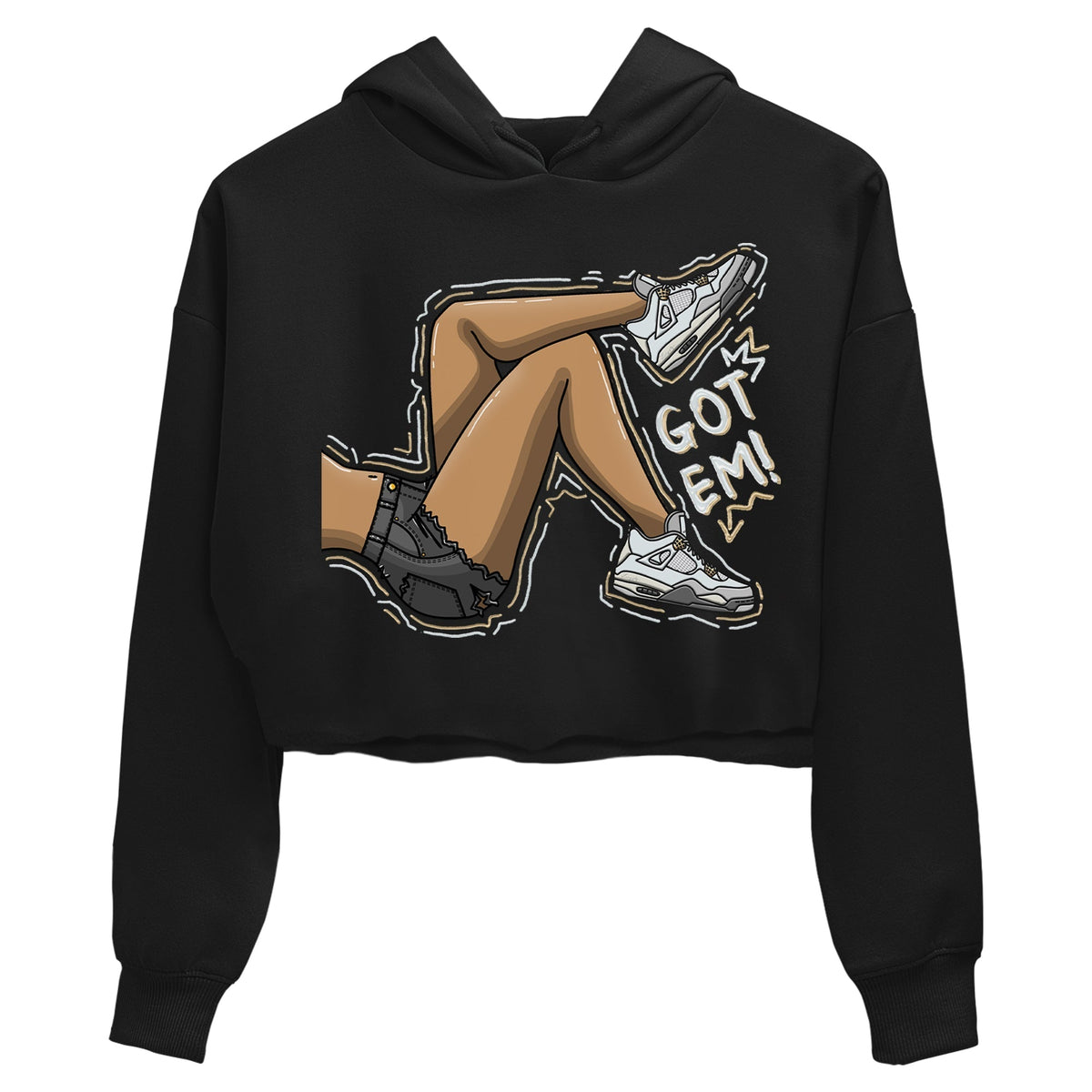 Jordan 4 Craft Sneaker Matching T-Shirt Got Em Legs Sneaker Tees Jordan 4 Craft Sneaker Release Tees Women's Shirts