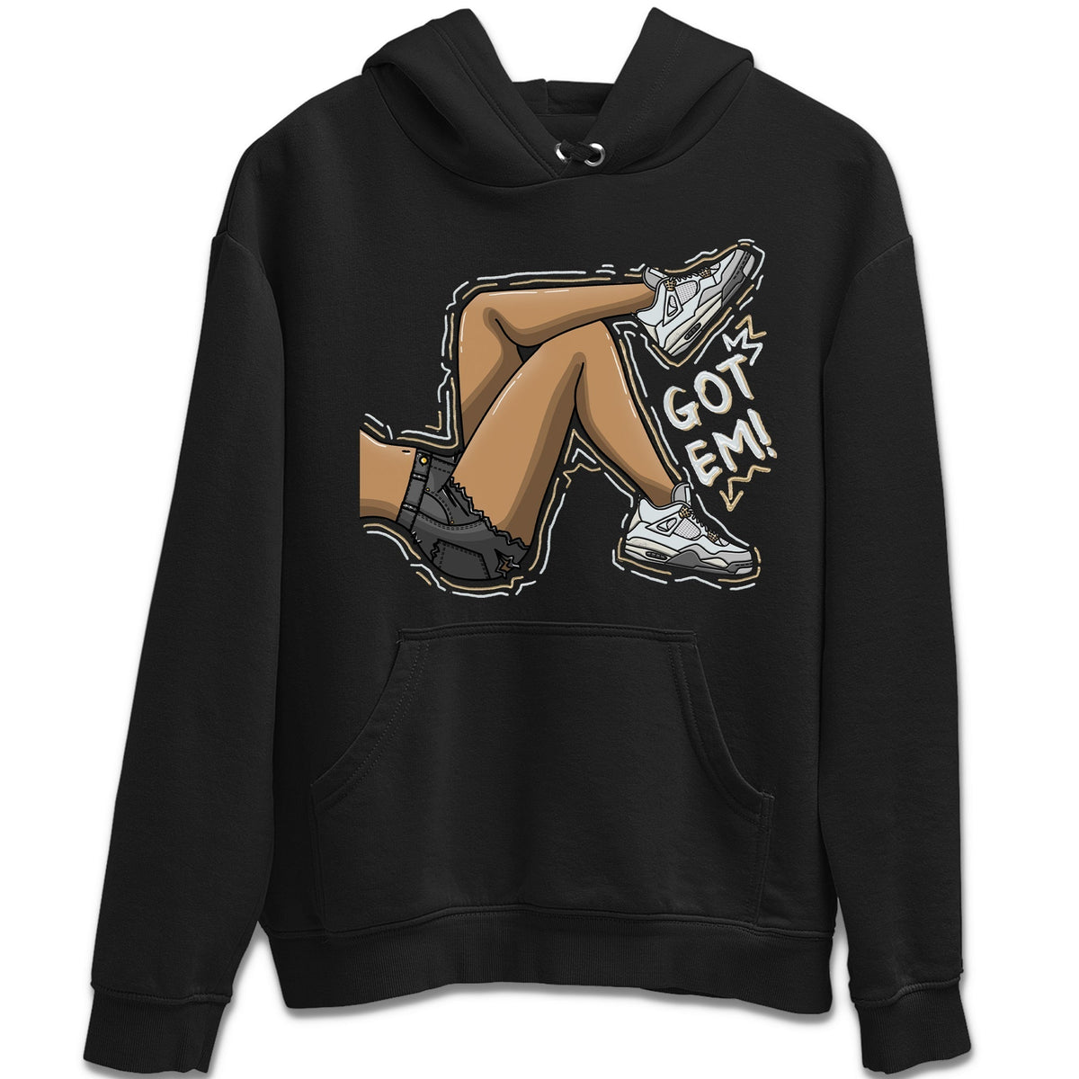 Jordan 4 Craft Sneaker Matching T-Shirt Got Em Legs Sneaker Tees Jordan 4 Craft Sneaker Release Tees Crew Neck Tees