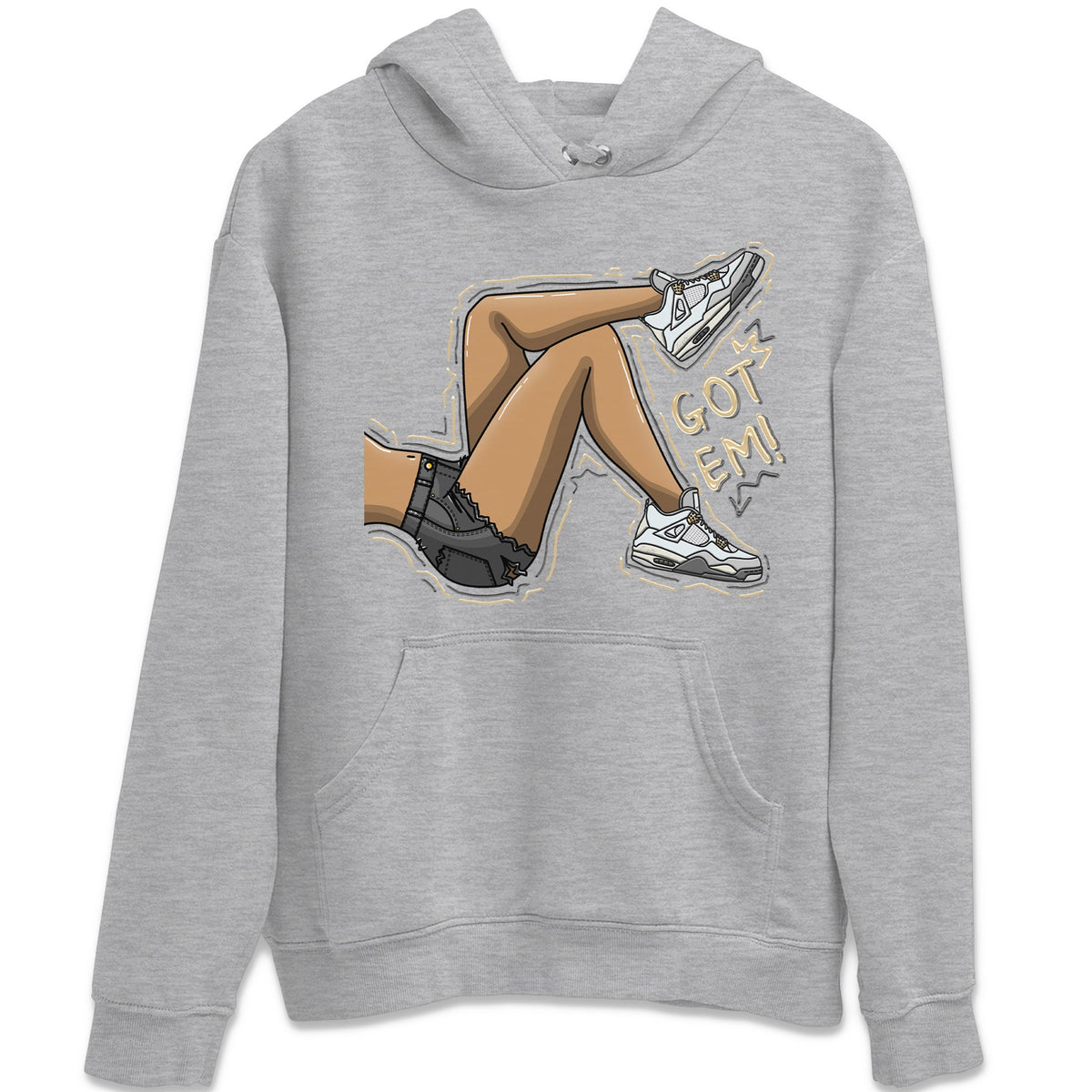 Jordan 4 Craft Sneaker Matching T-Shirt Got Em Legs Sneaker Tees Jordan 4 Craft Sneaker Release Tees Crew Neck Tees