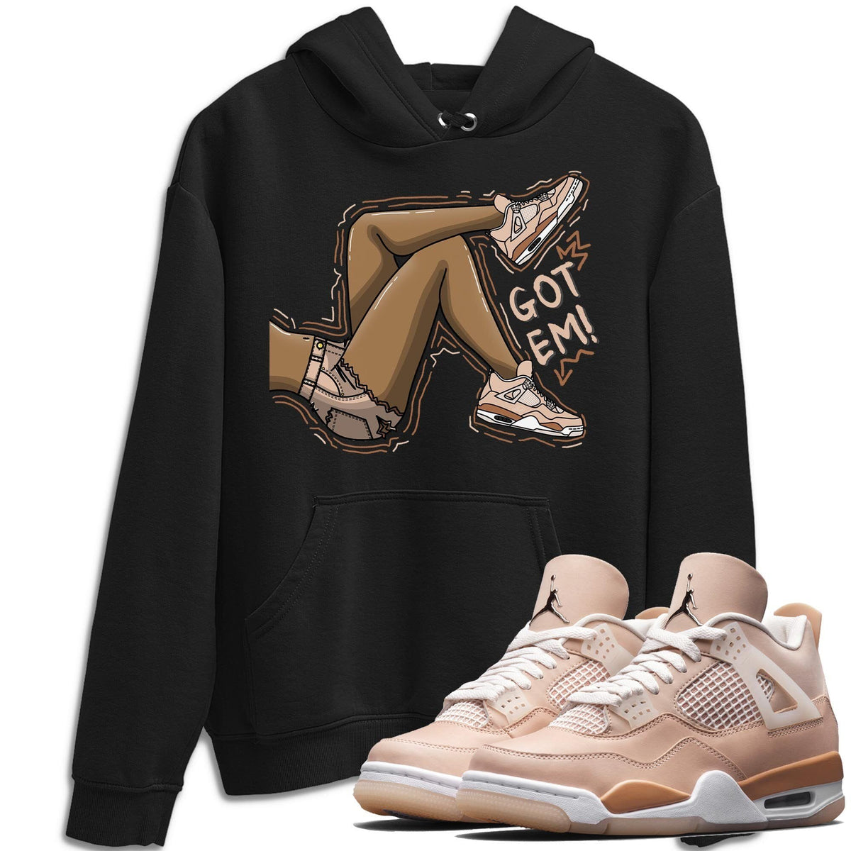 Jordan 4 Shimmer Shirt To Match Jordans Got Em Legs Sneaker Tees Jordan 4 Shimmer Drip Gear Zone Sneaker Matching Clothing Unisex Shirts