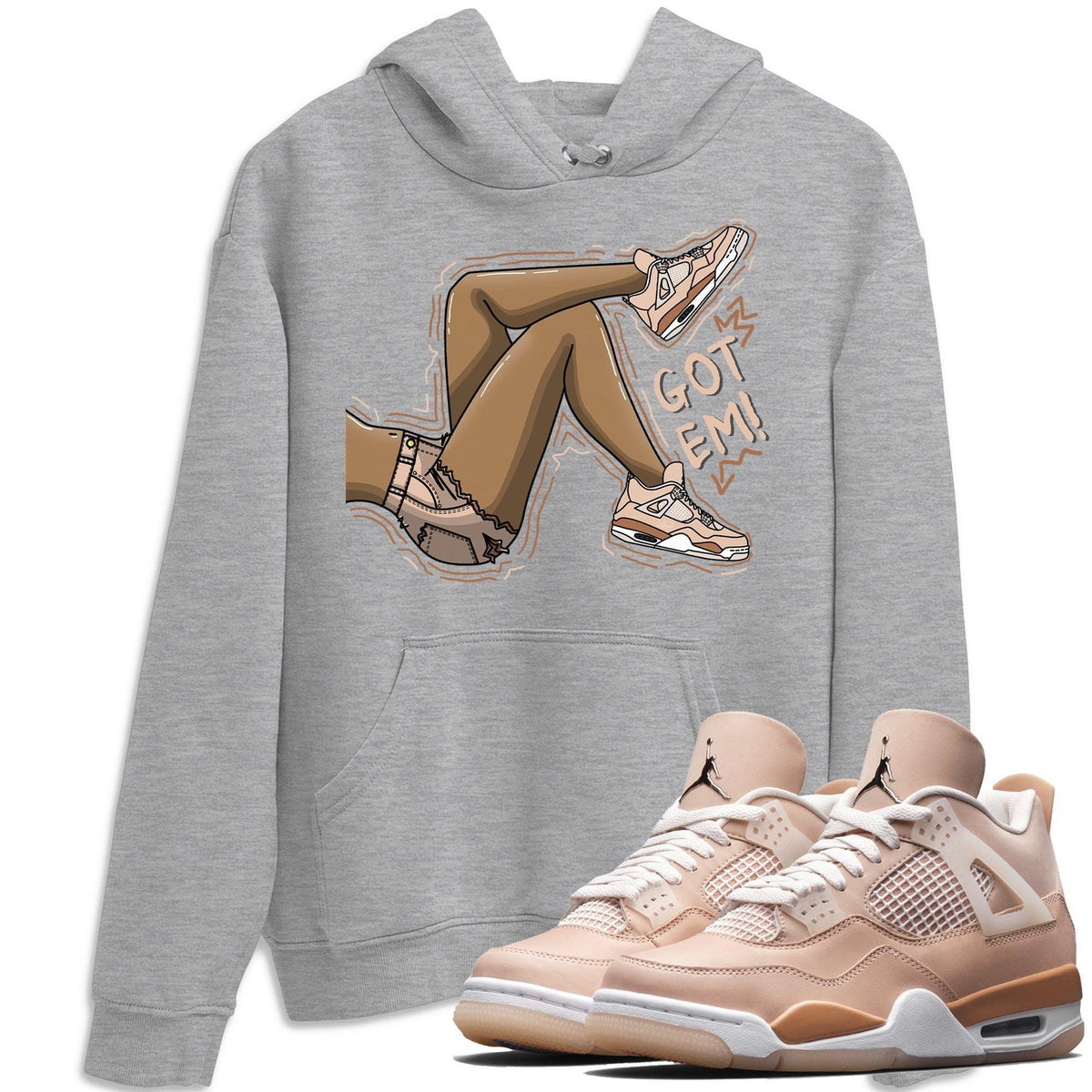 Jordan 4 Shimmer Shirt To Match Jordans Got Em Legs Sneaker Tees Jordan 4 Shimmer Drip Gear Zone Sneaker Matching Clothing Unisex Shirts