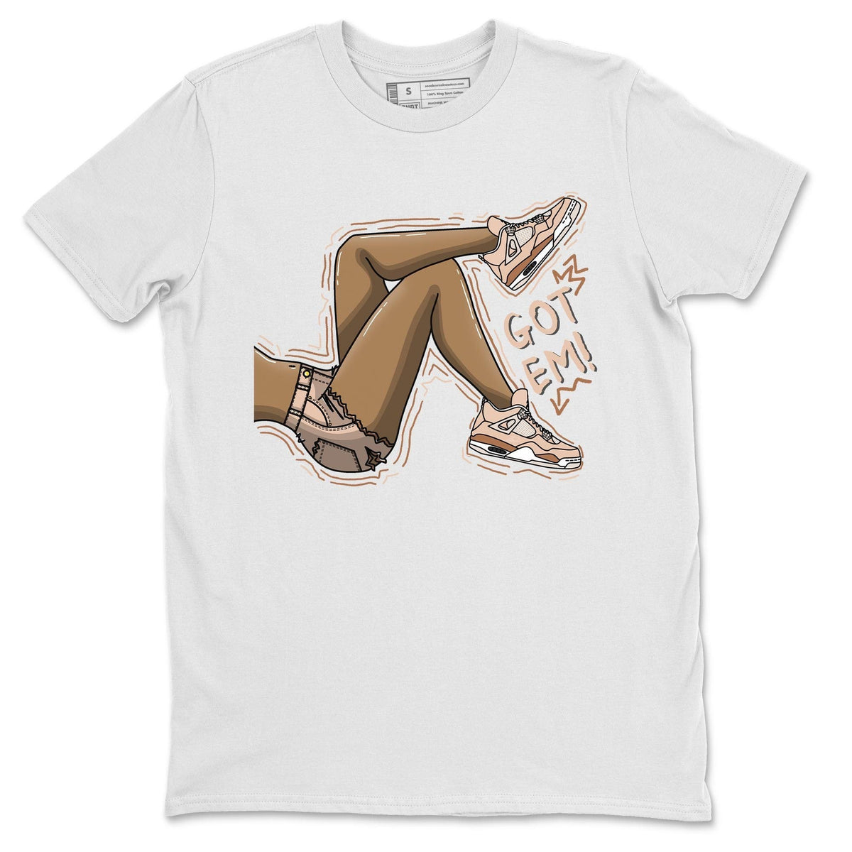 Jordan 4 Shimmer Shirt To Match Jordans Got Em Legs Sneaker Tees Jordan 4 Shimmer Drip Gear Zone Sneaker Matching Clothing Unisex Shirts