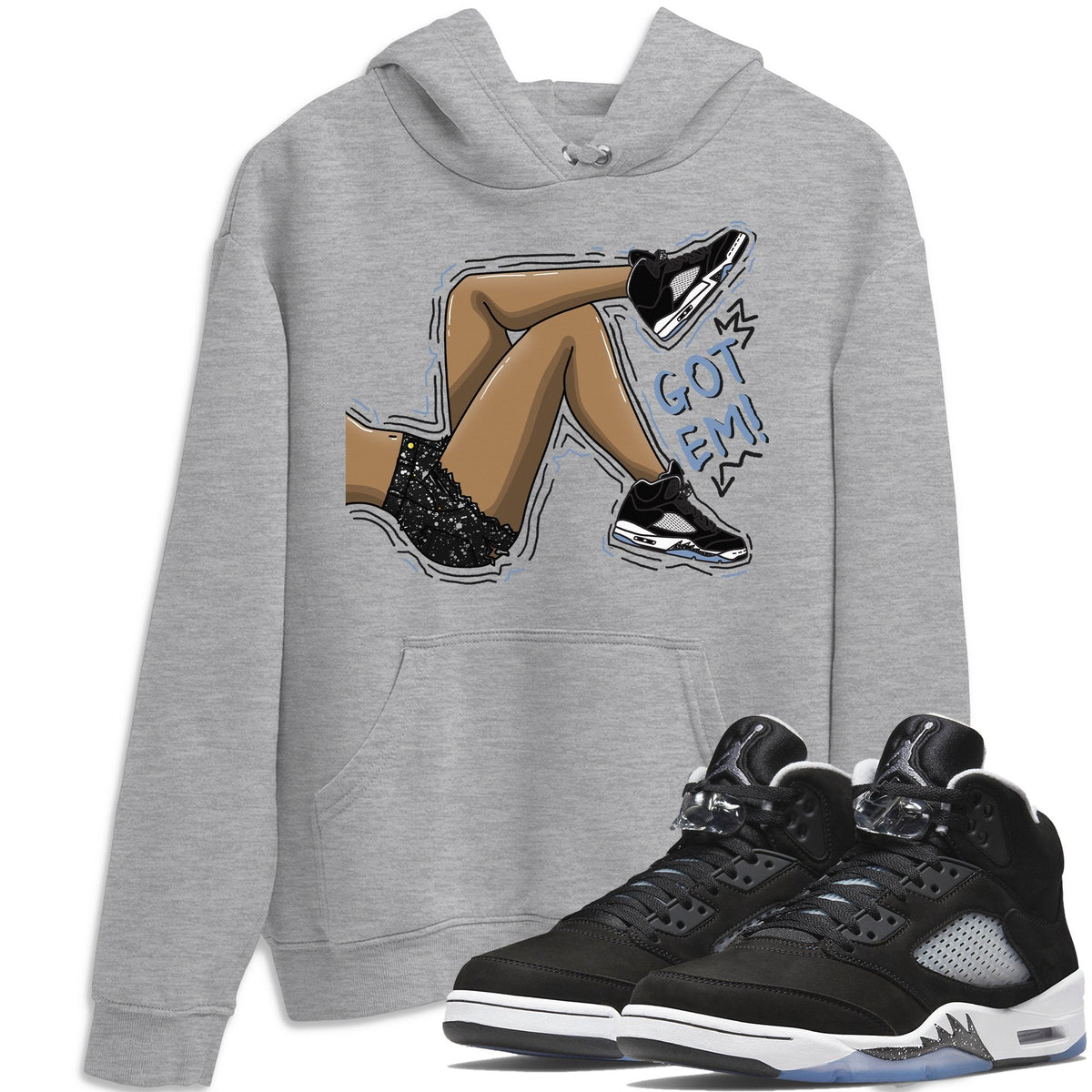 Jordan 5 Moonlight Shirt To Match Jordans Got Em Legs Sneaker Tees Jordan 5 Moonlight Drip Gear Zone Sneaker Matching Clothing Unisex Shirts