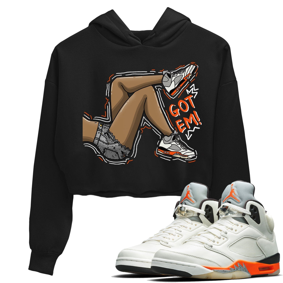 Jordan 5 Shattered Backboard Sneaker Matching T-Shirt Got Em Legs Sneaker Tees Jordan 5 Shattered Backboard Sneaker Release Tees Women's Shirts