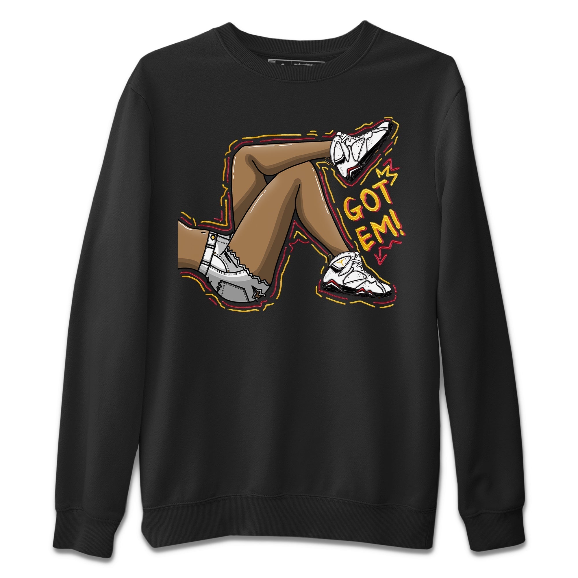 Jordan 7 Cardinal Shirt To Match Jordans Got Em Legs Sneaker Tees Jordan 7 Cardinal Drip Gear Zone Sneaker Matching Clothing Unisex Shirts