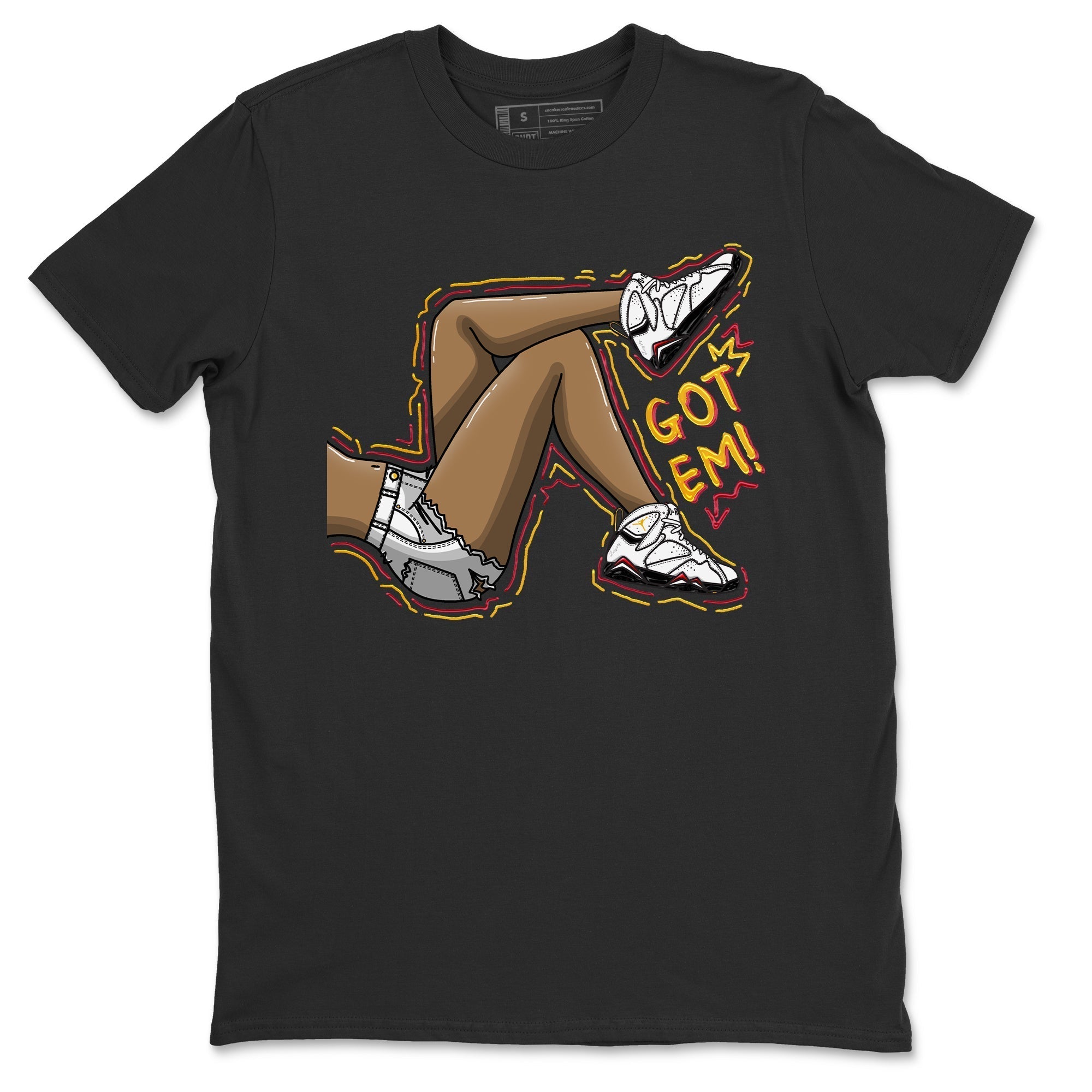 Jordan 7 Cardinal Shirt To Match Jordans Got Em Legs Sneaker Tees Jordan 7 Cardinal Drip Gear Zone Sneaker Matching Clothing Unisex Shirts