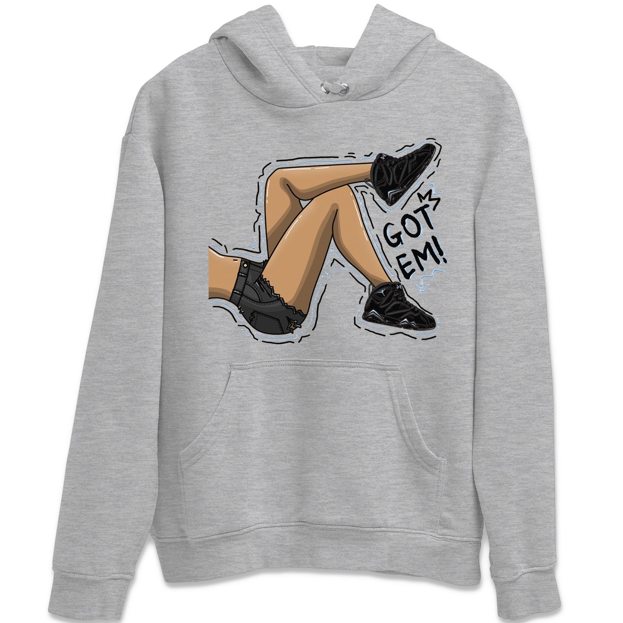 Air Jordan 7 Chambray shirt to match jordans Got Em Legs Streetwear Sneaker Shirt AJ7 Chambray Drip Gear Zone Sneaker Matching Clothing Unisex Heather Grey 2 T-Shirt