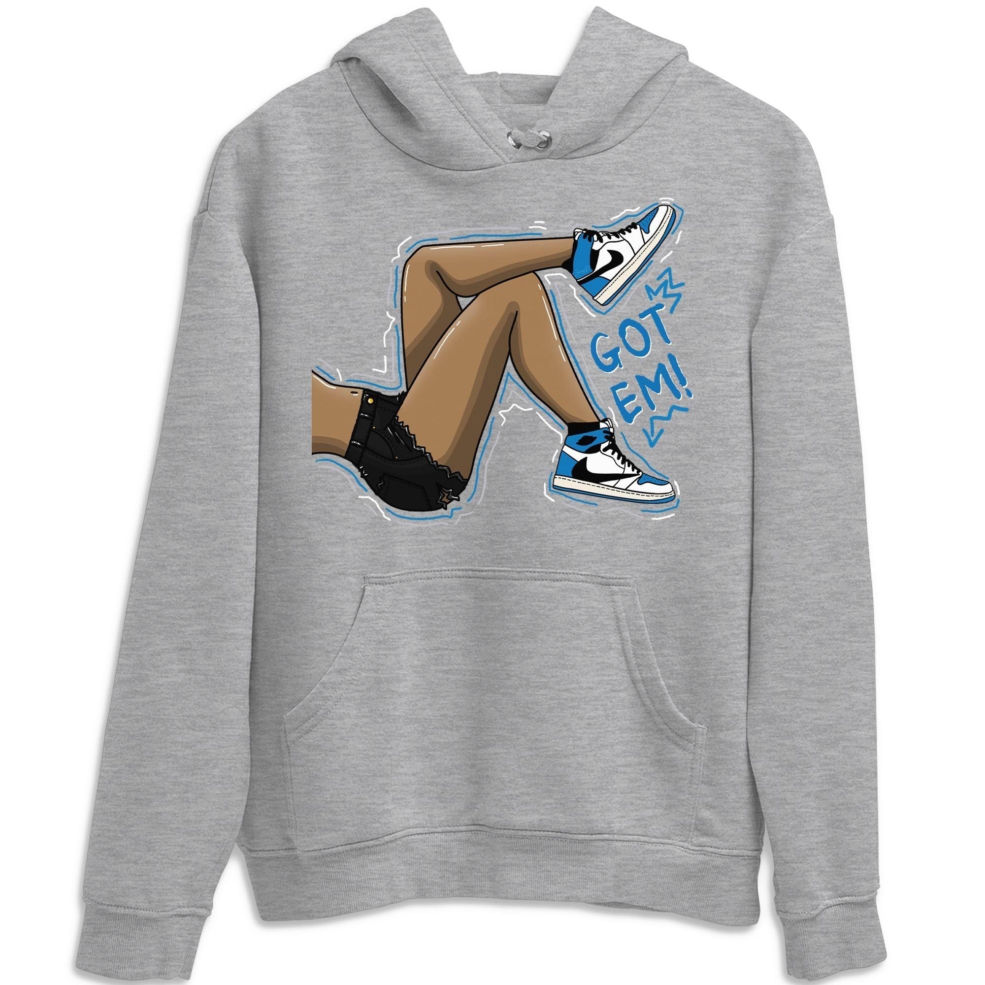 Jordan 1 Travis Scott Fragment Shirt To Match Jordans Got Em Legs Sneaker Tees Jordan 1 Travis Scott Fragment Drip Gear Zone Sneaker Matching Clothing Unisex Shirts