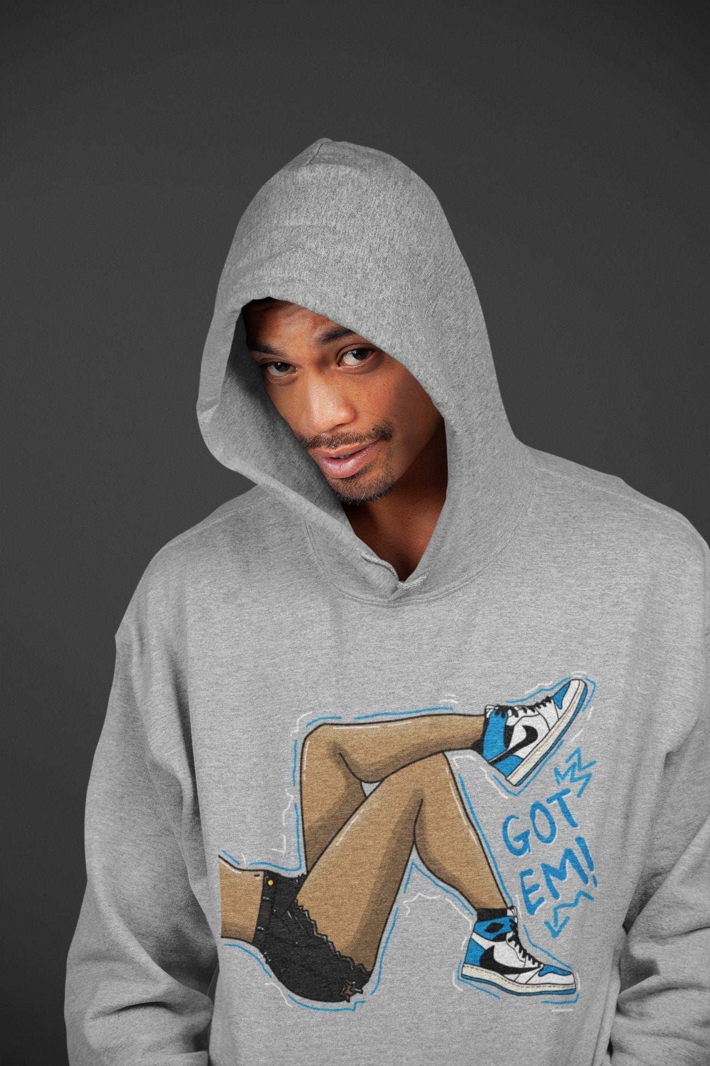 Jordan 1 Travis Scott Fragment Shirt To Match Jordans Got Em Legs Sneaker Tees Jordan 1 Travis Scott Fragment Drip Gear Zone Sneaker Matching Clothing Unisex Shirts