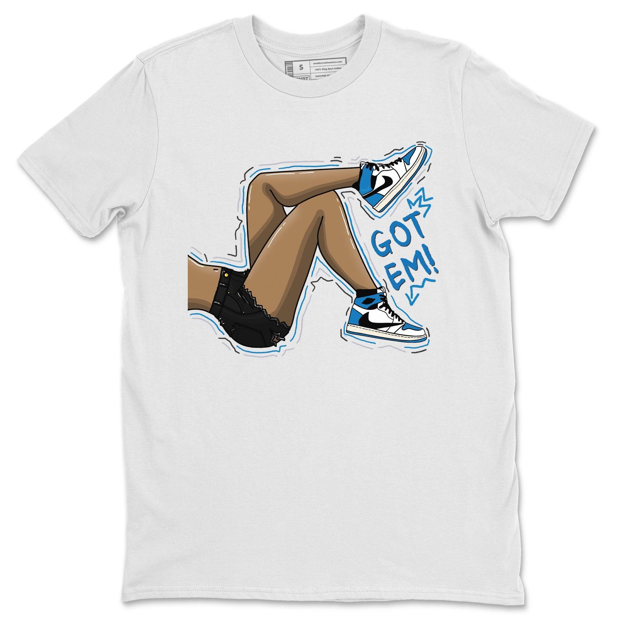 Jordan 1 Travis Scott Fragment Shirt To Match Jordans Got Em Legs Sneaker Tees Jordan 1 Travis Scott Fragment Drip Gear Zone Sneaker Matching Clothing Unisex Shirts