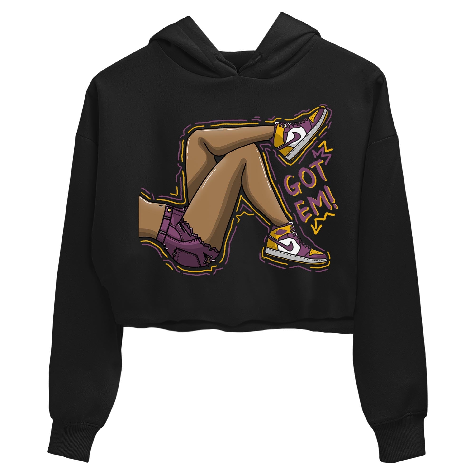 Jordan 1 Brotherhood Sneaker Matching T-Shirt Got Em Legs Sneaker Tees Jordan 1 Brotherhood Sneaker Release Tees Women's Shirts