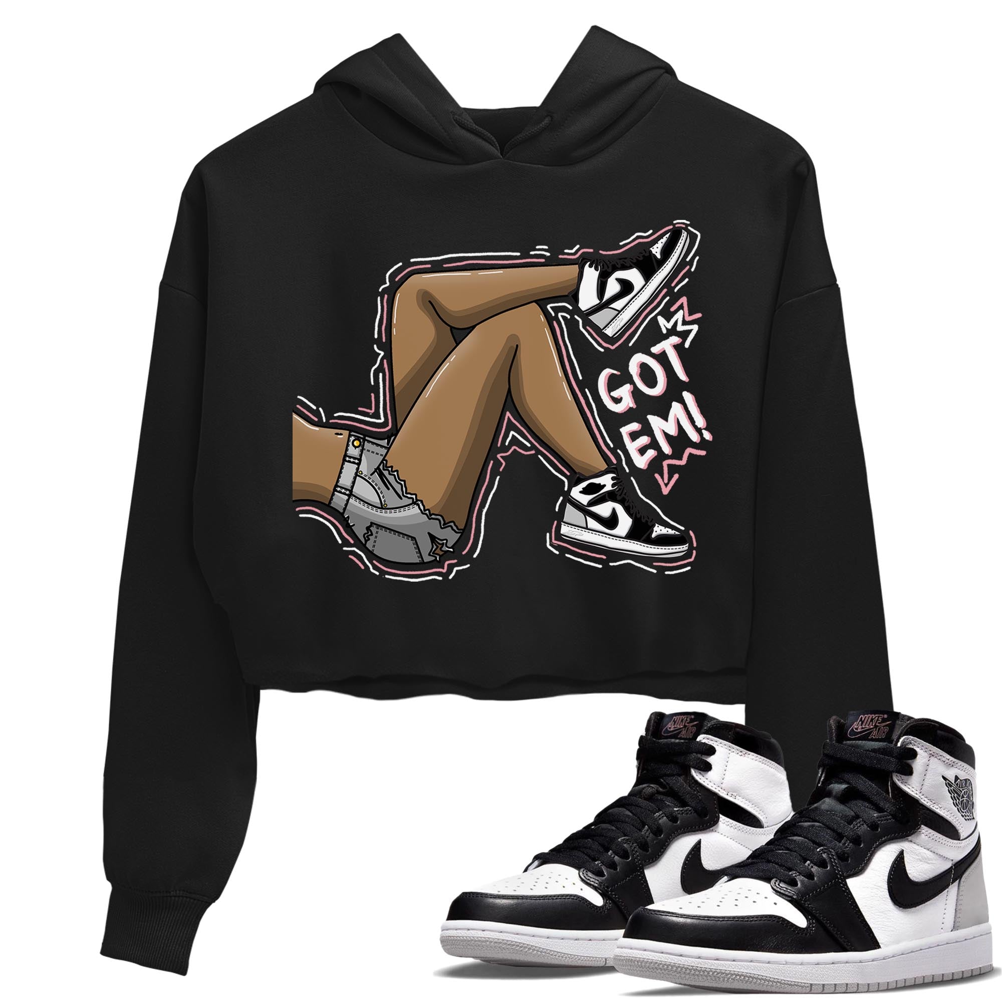 Jordan 1 Stage Haze Sneaker Matching T-Shirt Got Em Legs Sneaker Tees Jordan 1 Stage Haze Sneaker Release Tees Women's Shirts