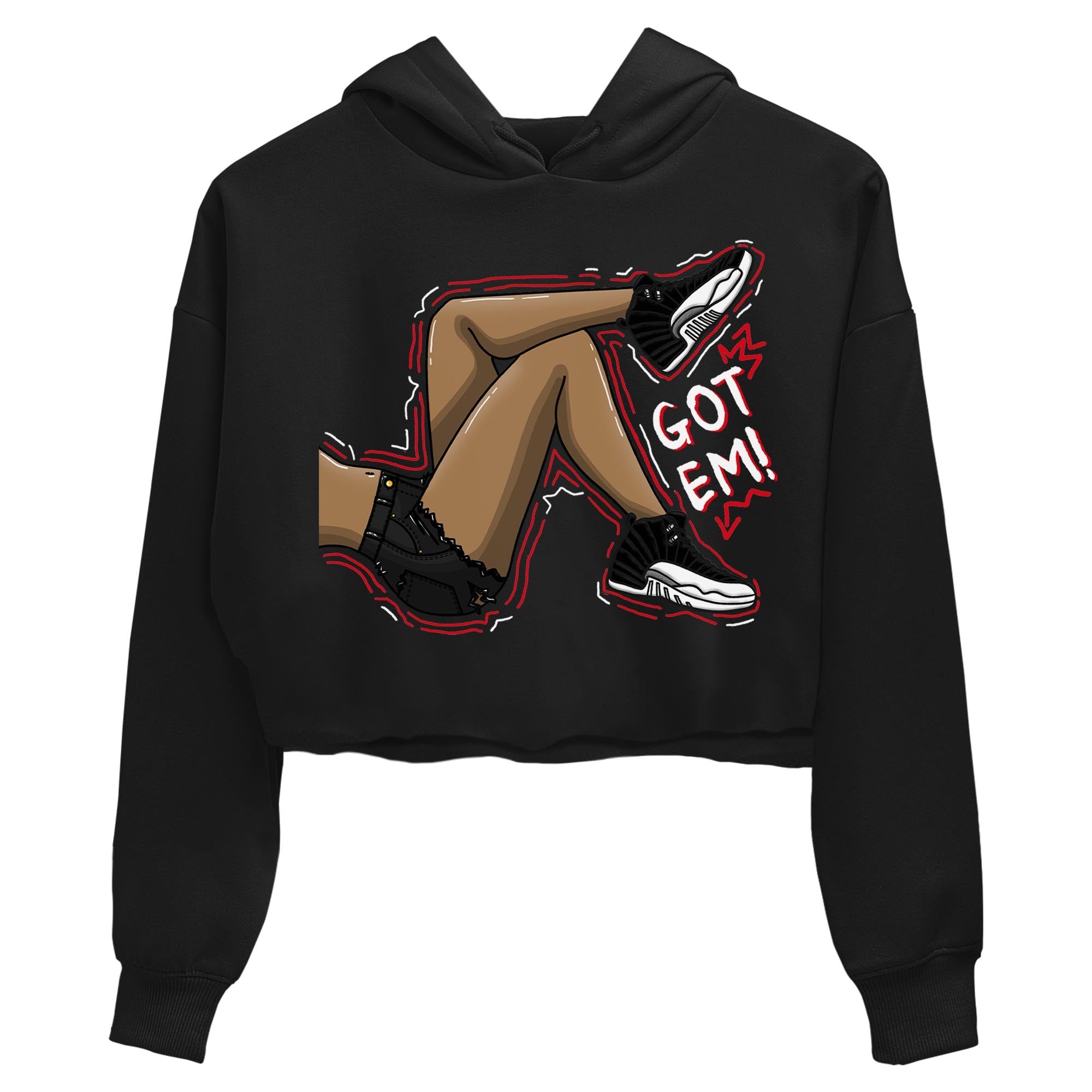 Jordan 12 Playoffs Sneaker Matching T-Shirt Got Em Legs Sneaker Tees Jordan 12 Playoffs Sneaker Release Tees Women's Shirts