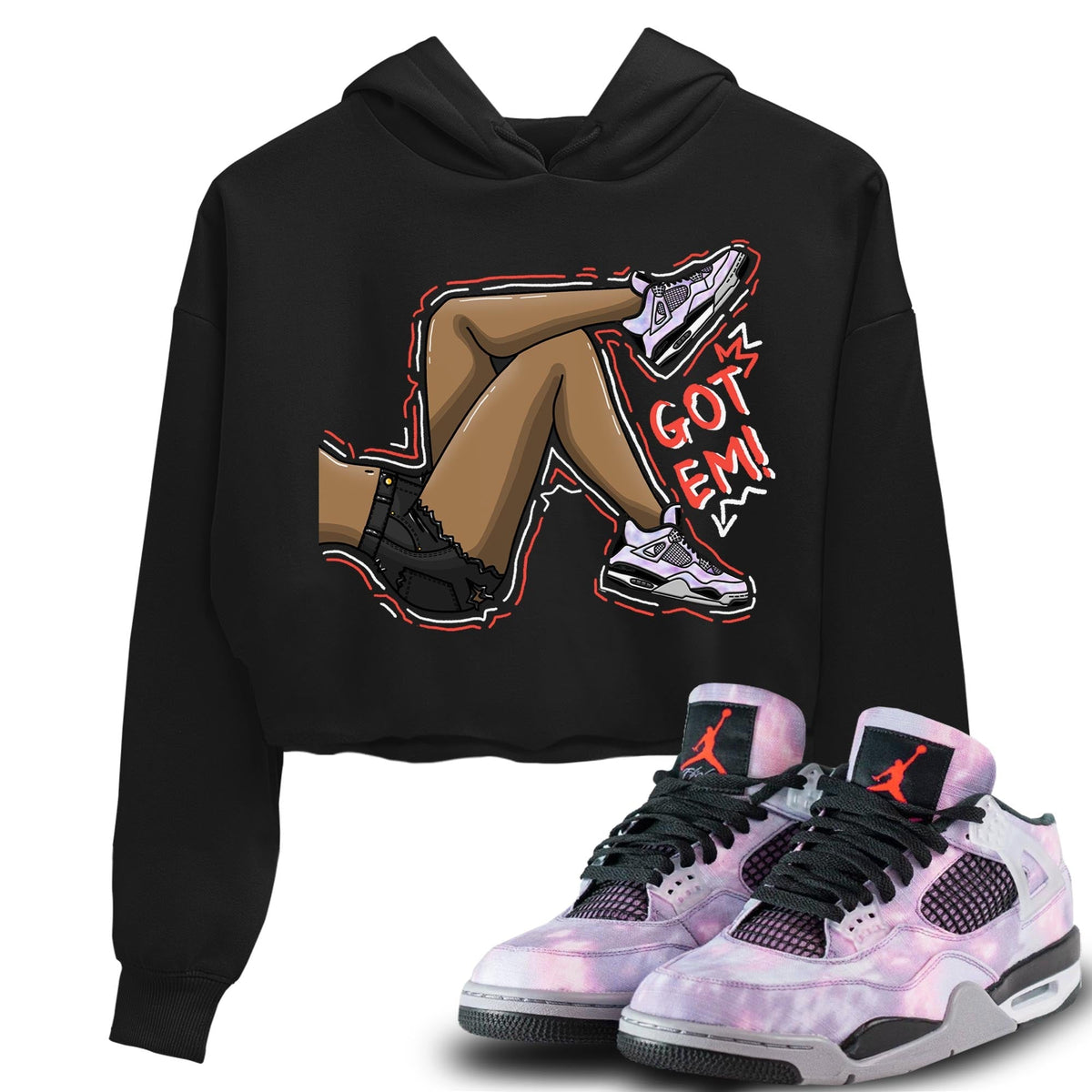 Jordan 4 Zen Master Sneaker Matching T-Shirt Got Em Legs Sneaker Tees Jordan 4 Zen Master Sneaker Release Tees Women's Shirts
