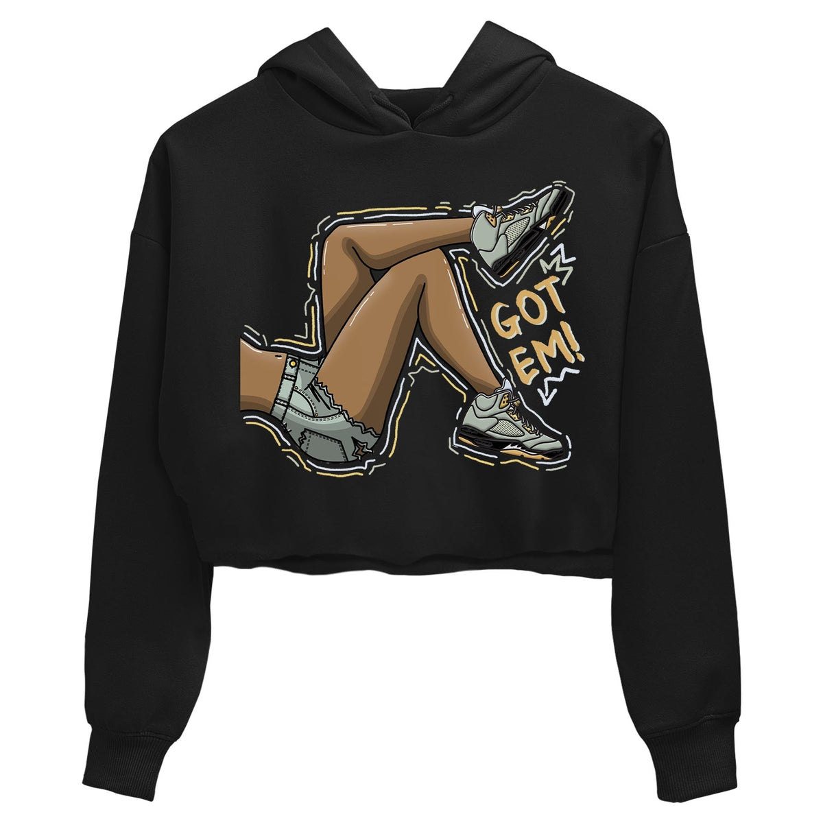 Jordan 5 Jade Horizon Sneaker Matching T-Shirt Got Em Legs Sneaker Tees Jordan 5 Jade Horizon Sneaker Release Tees Women's Shirts