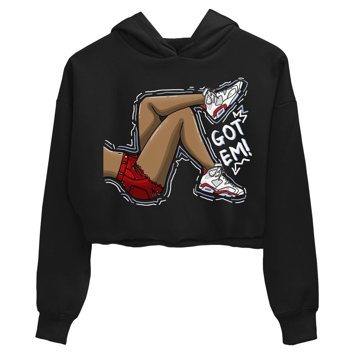 Jordan 6 Red Velvet Cookies Shirt To Match Jordans Got Em Legs Sneaker Tees Jordan 6 Red Velvet Cookies Drip Gear Zone Sneaker Matching Clothing Women's Shirts